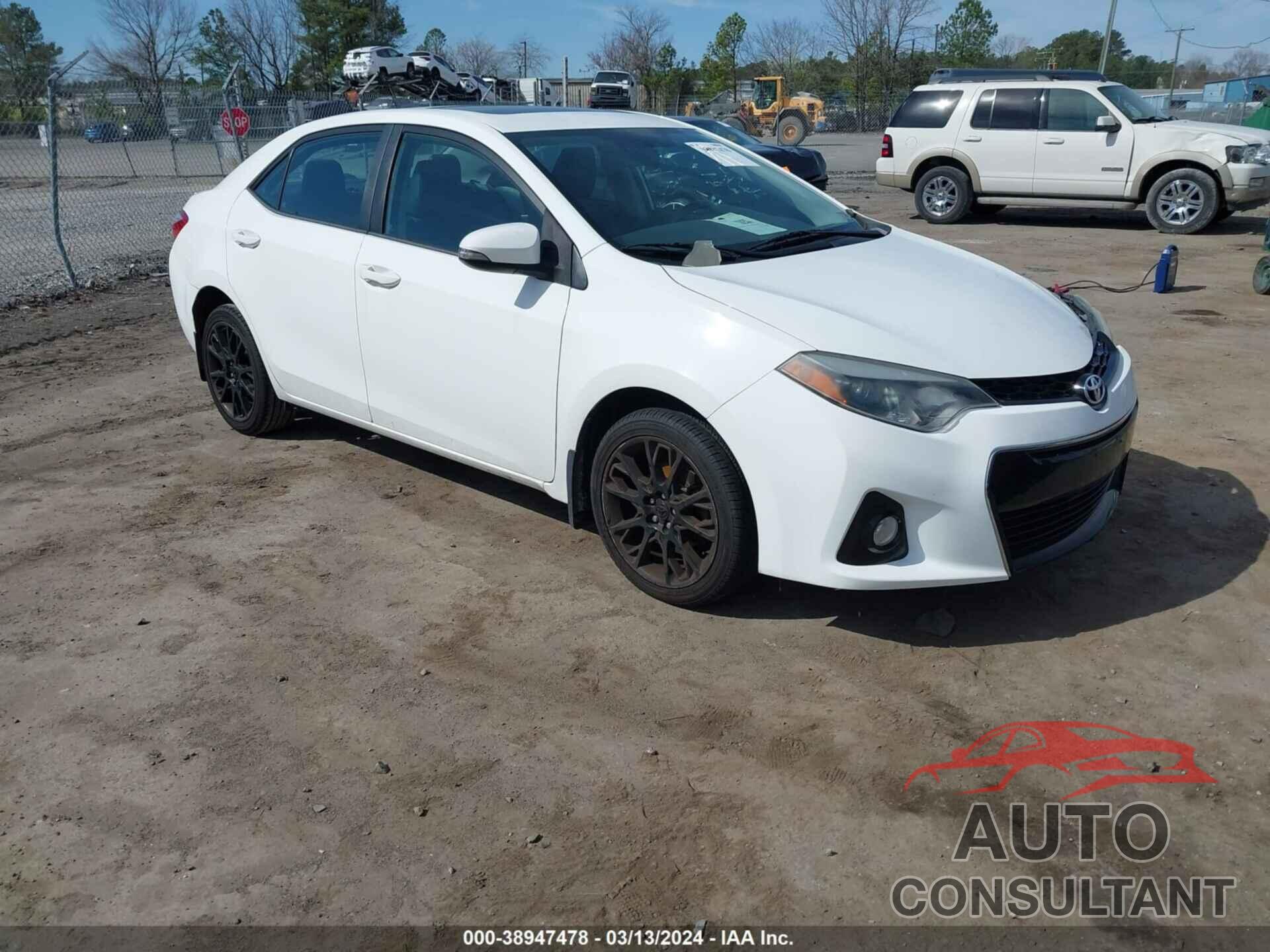 TOYOTA COROLLA 2016 - 2T1BURHE7GC530693
