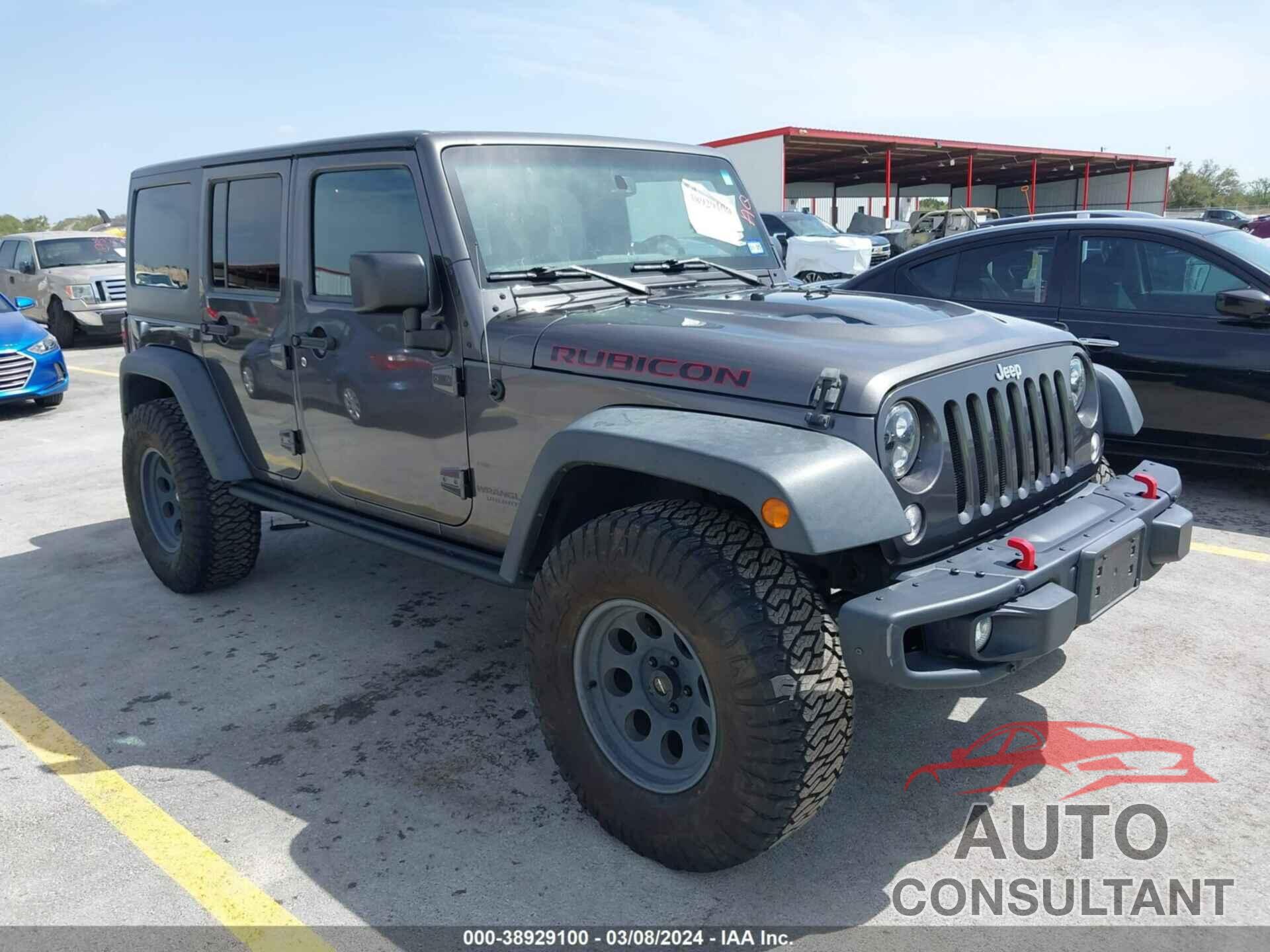 JEEP WRANGLER UNLIMITED 2016 - 1C4HJWFG3GL205649