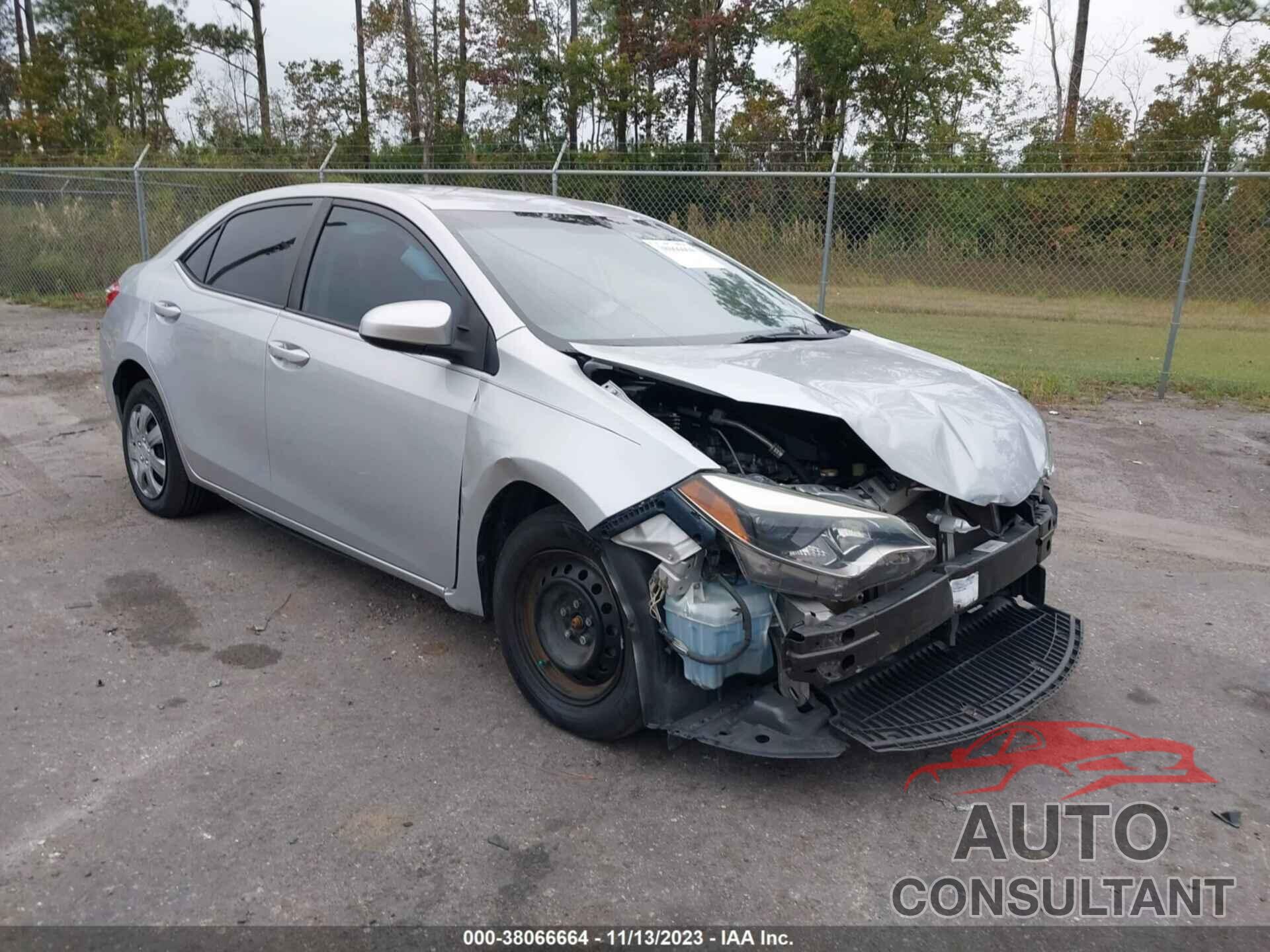 TOYOTA COROLLA 2016 - 5YFBURHE4GP411113