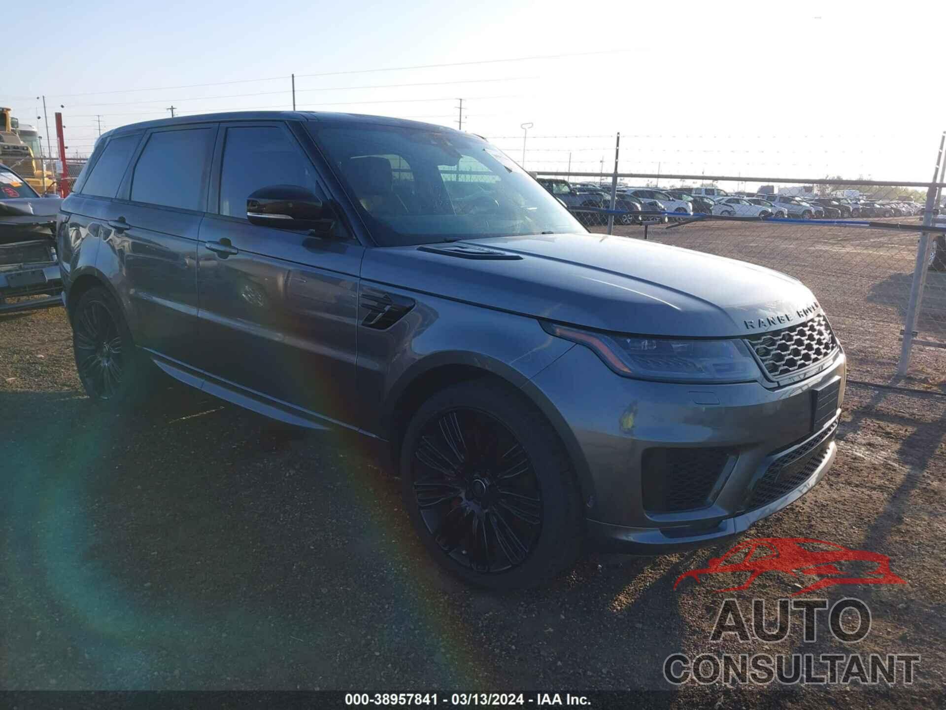 LAND ROVER RANGE ROVER SPORT 2019 - SALWR2RE0KA836908