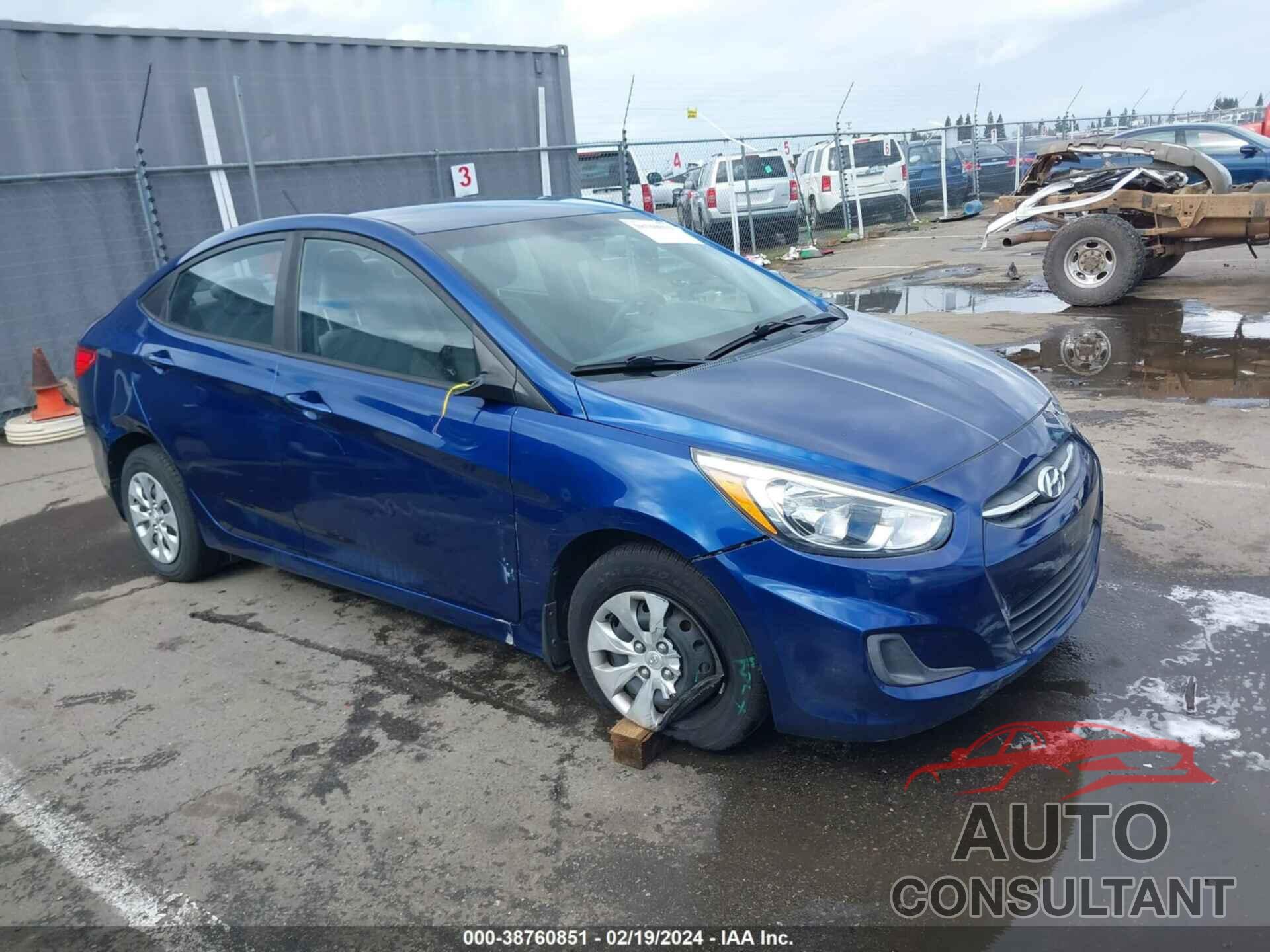 HYUNDAI ACCENT 2016 - KMHCT4AEXGU081402