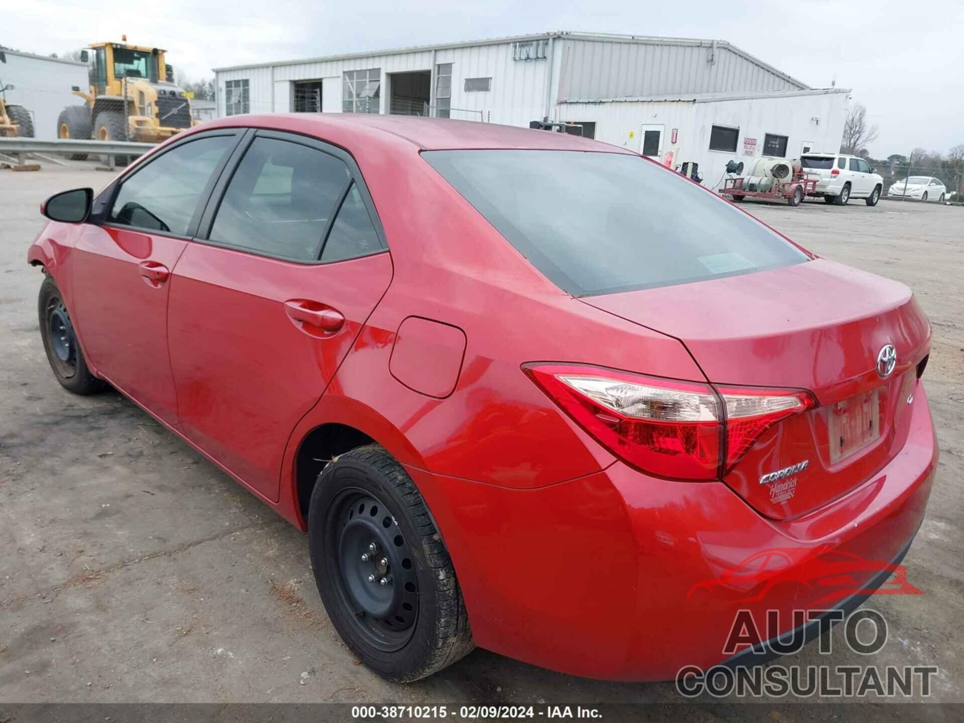 TOYOTA COROLLA 2017 - 2T1BURHE8HC799576