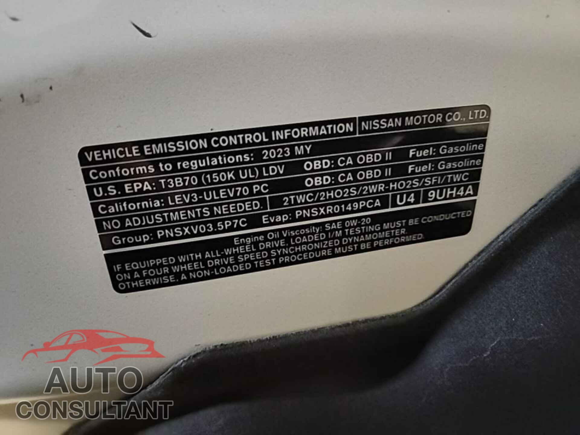NISSAN MURANO 2023 - 5N1AZ2BS8PC101781