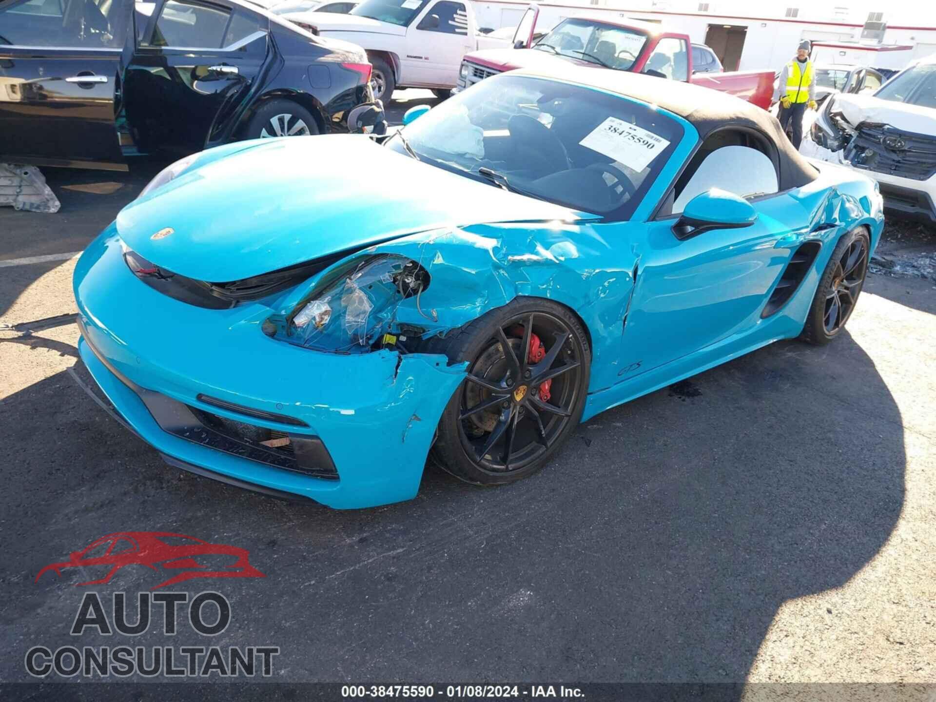 PORSCHE 718 BOXSTER 2018 - WP0CB2A84JS228869