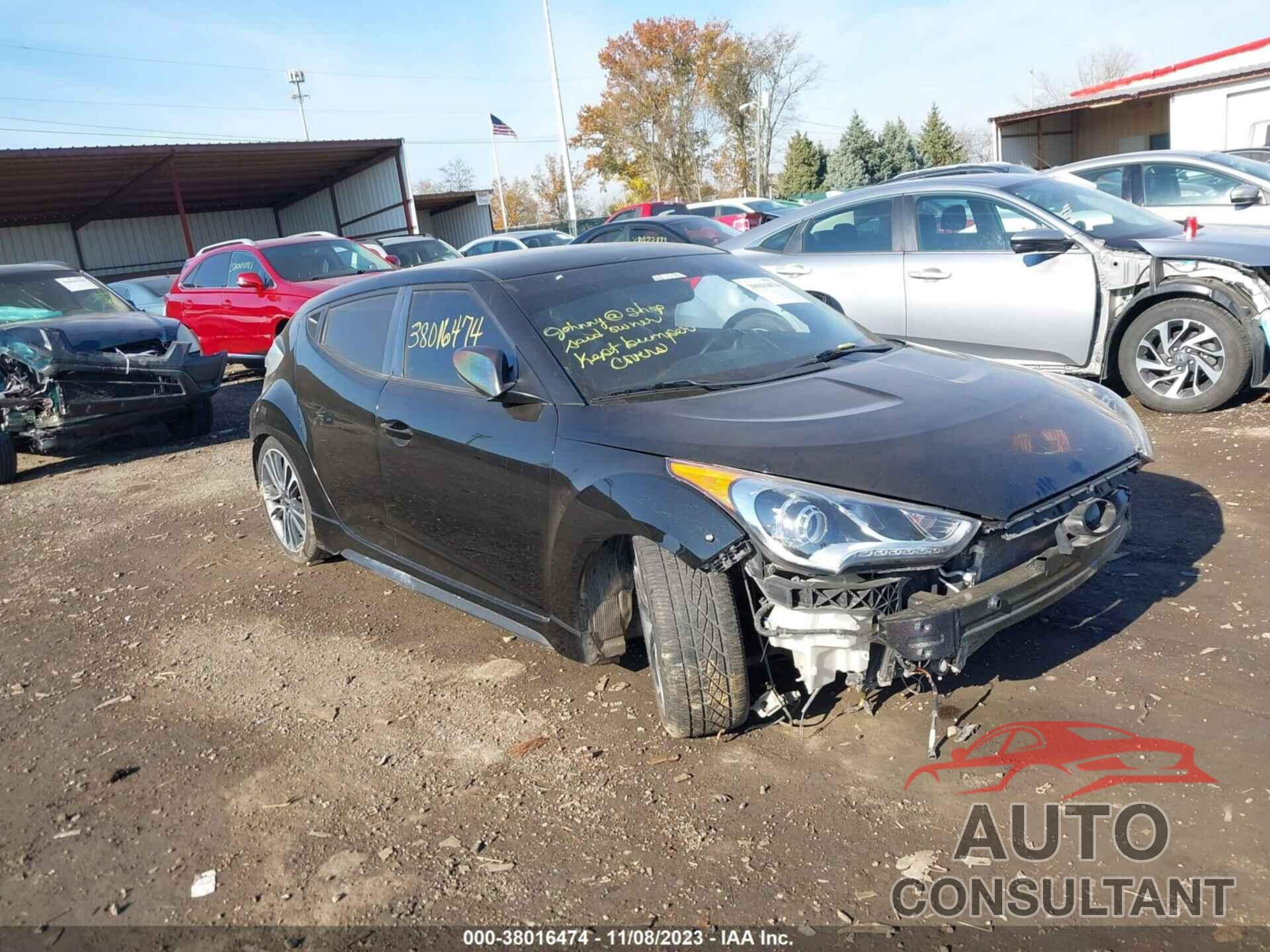 HYUNDAI VELOSTER 2016 - KMHTC6AE8GU290083