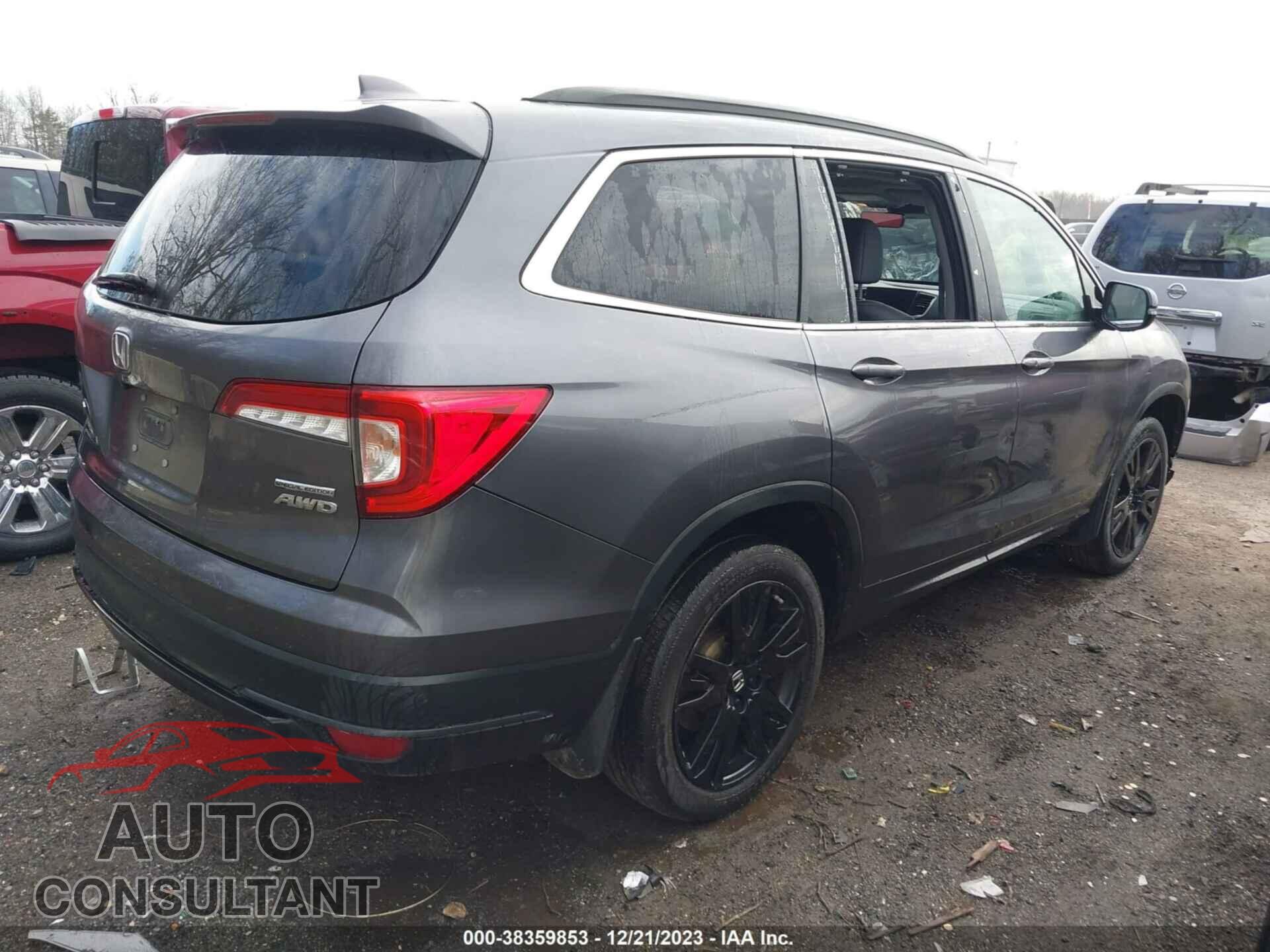 HONDA PILOT 2021 - 5FNYF6H23MB035312