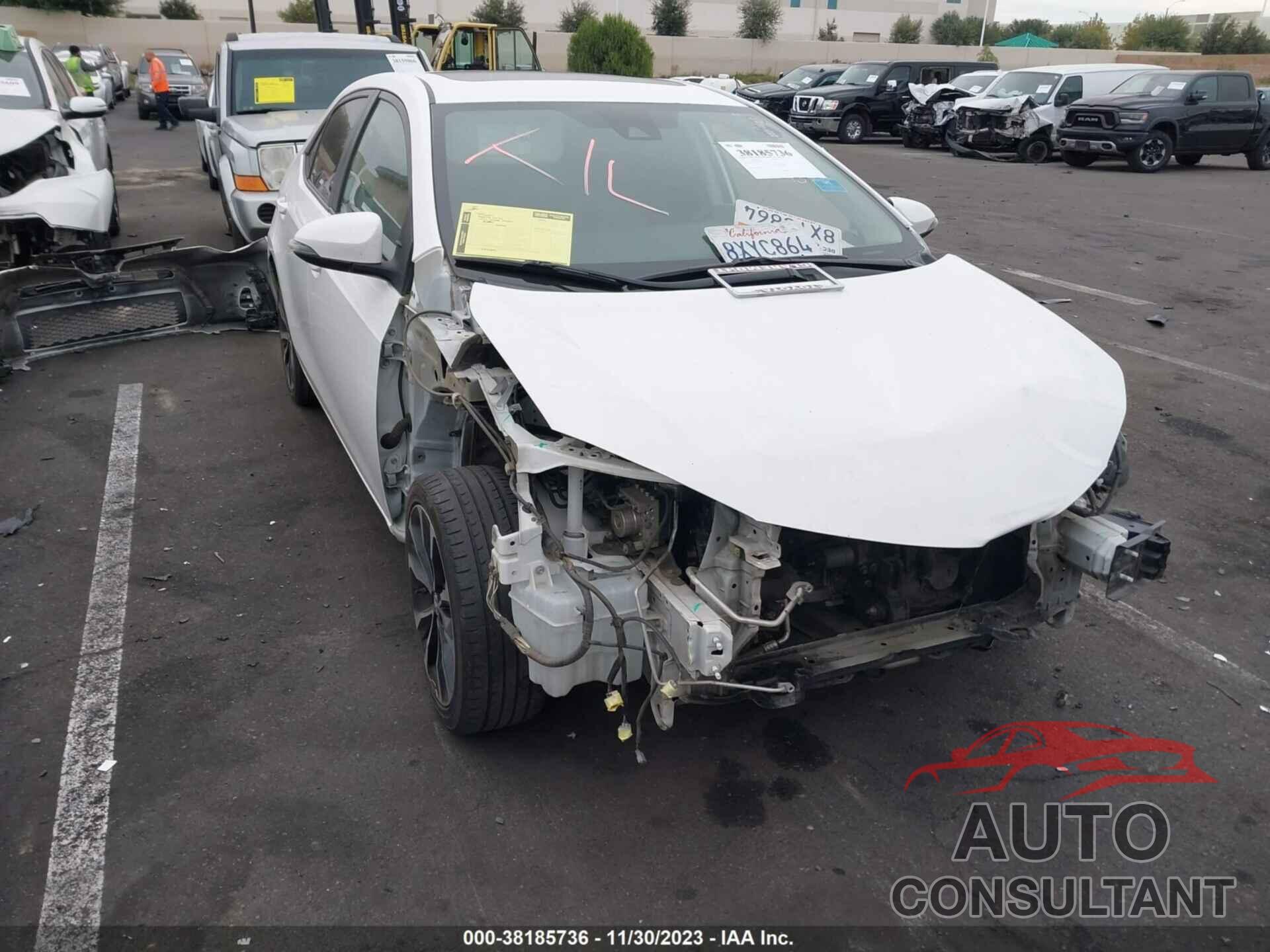TOYOTA COROLLA 2017 - 2T1BURHE3HC802142