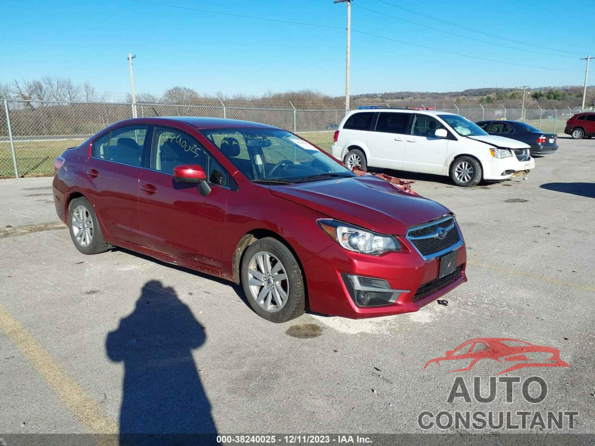 SUBARU IMPREZA 2016 - JF1GJAB65GH014187