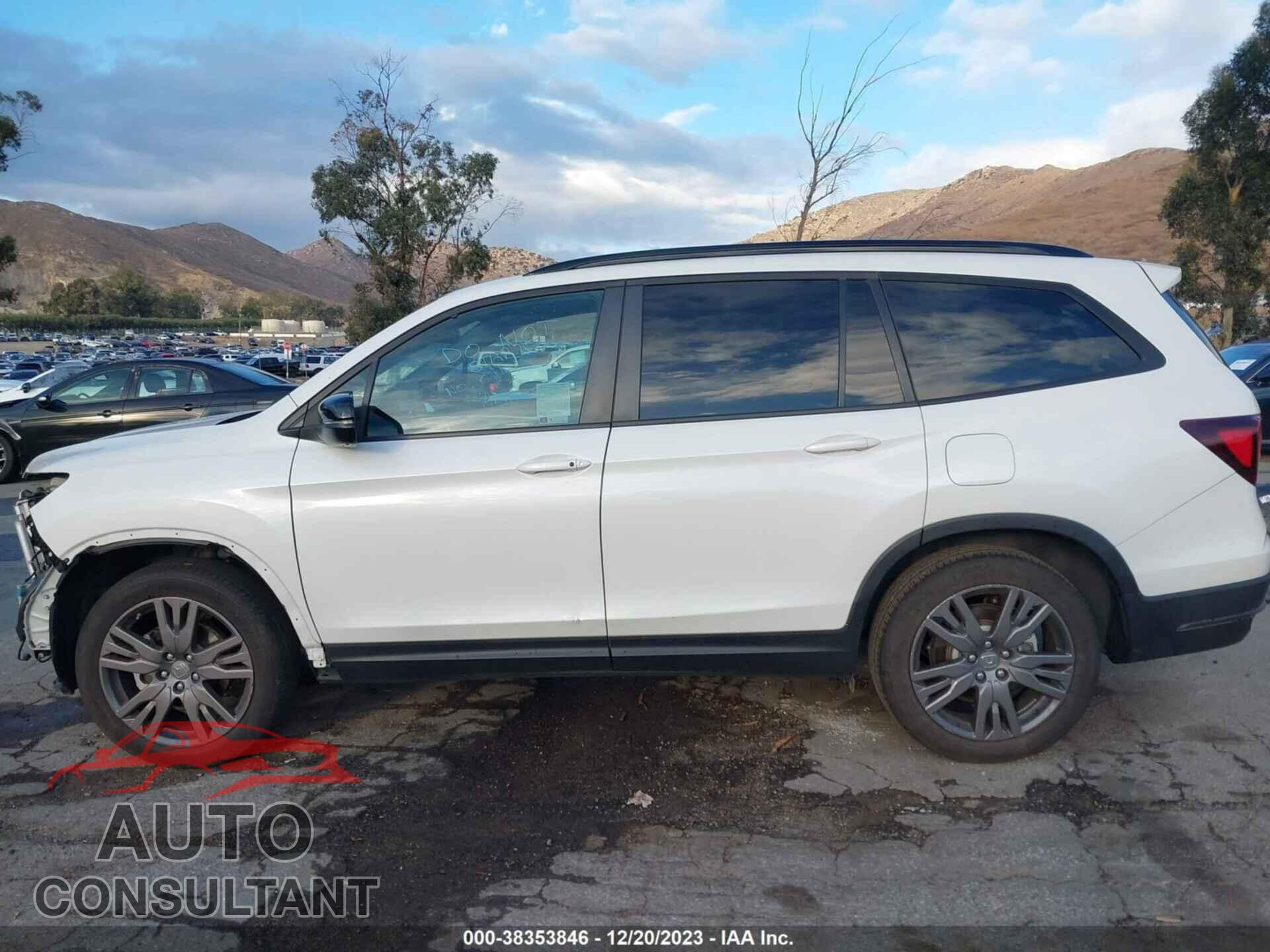 HONDA PILOT 2022 - 5FNYF5H33NB007708
