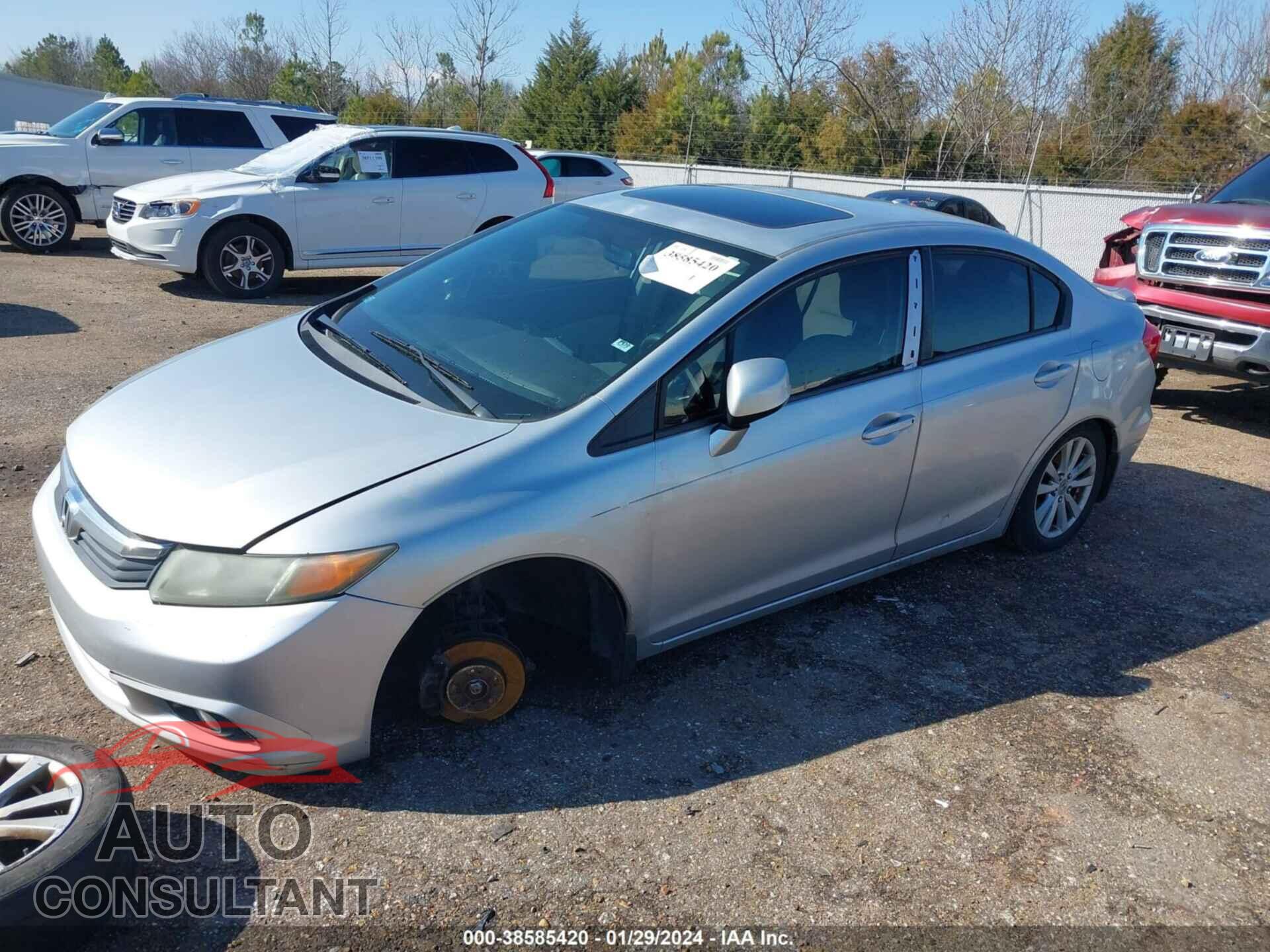 HONDA CIVIC 2012 - 2HGFB2F85CH519429