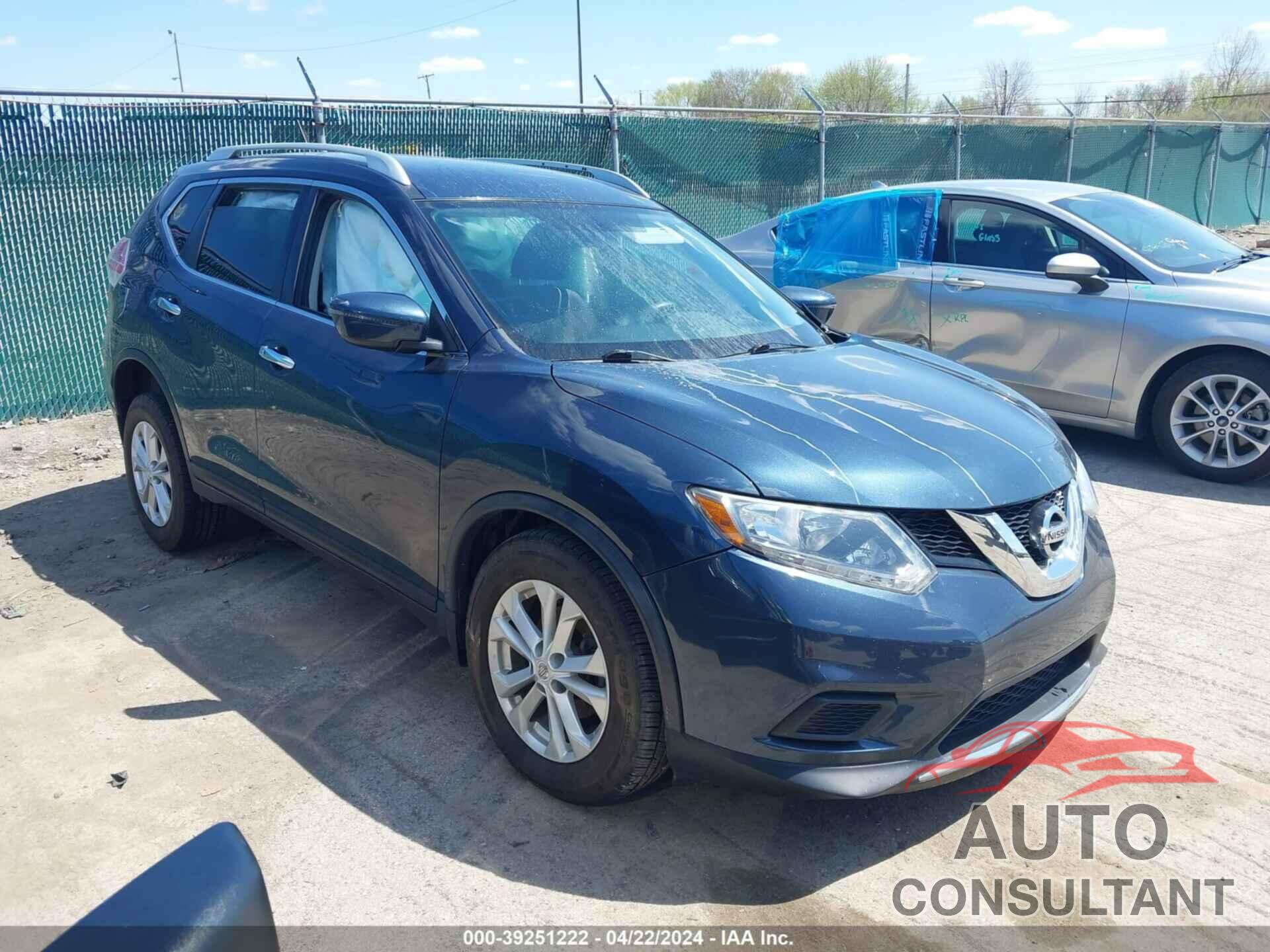 NISSAN ROGUE 2016 - KNMAT2MV0GP664765