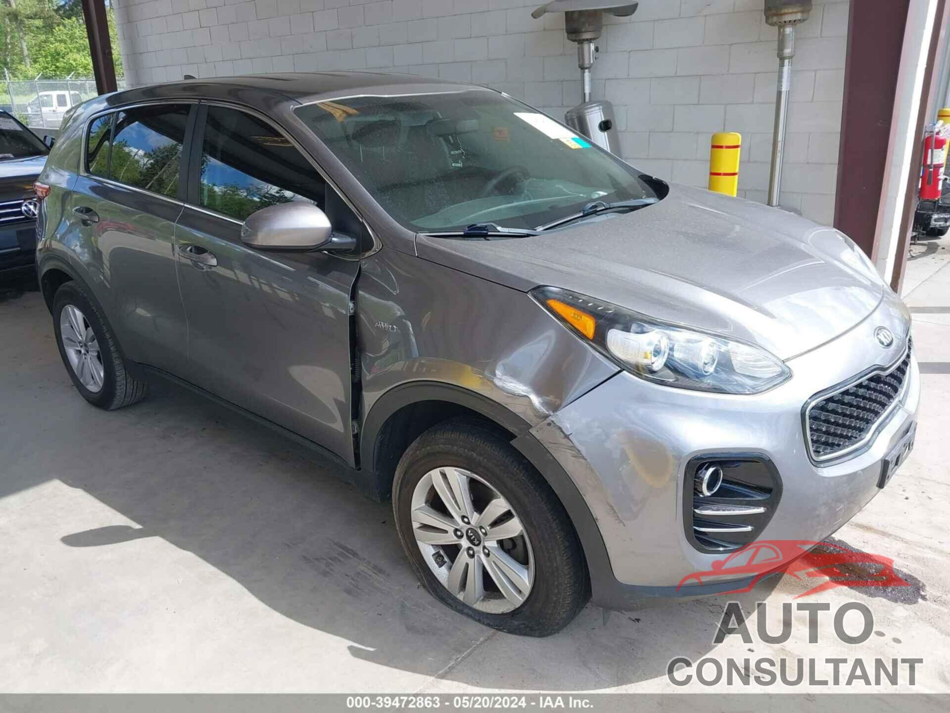 KIA SPORTAGE 2018 - KNDPMCAC9J7377366