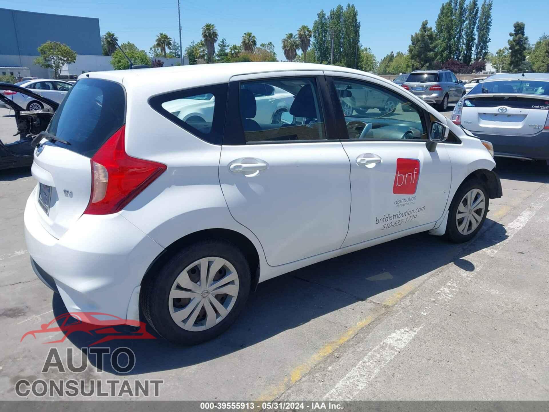 NISSAN VERSA NOTE 2017 - 3N1CE2CP3HL379144