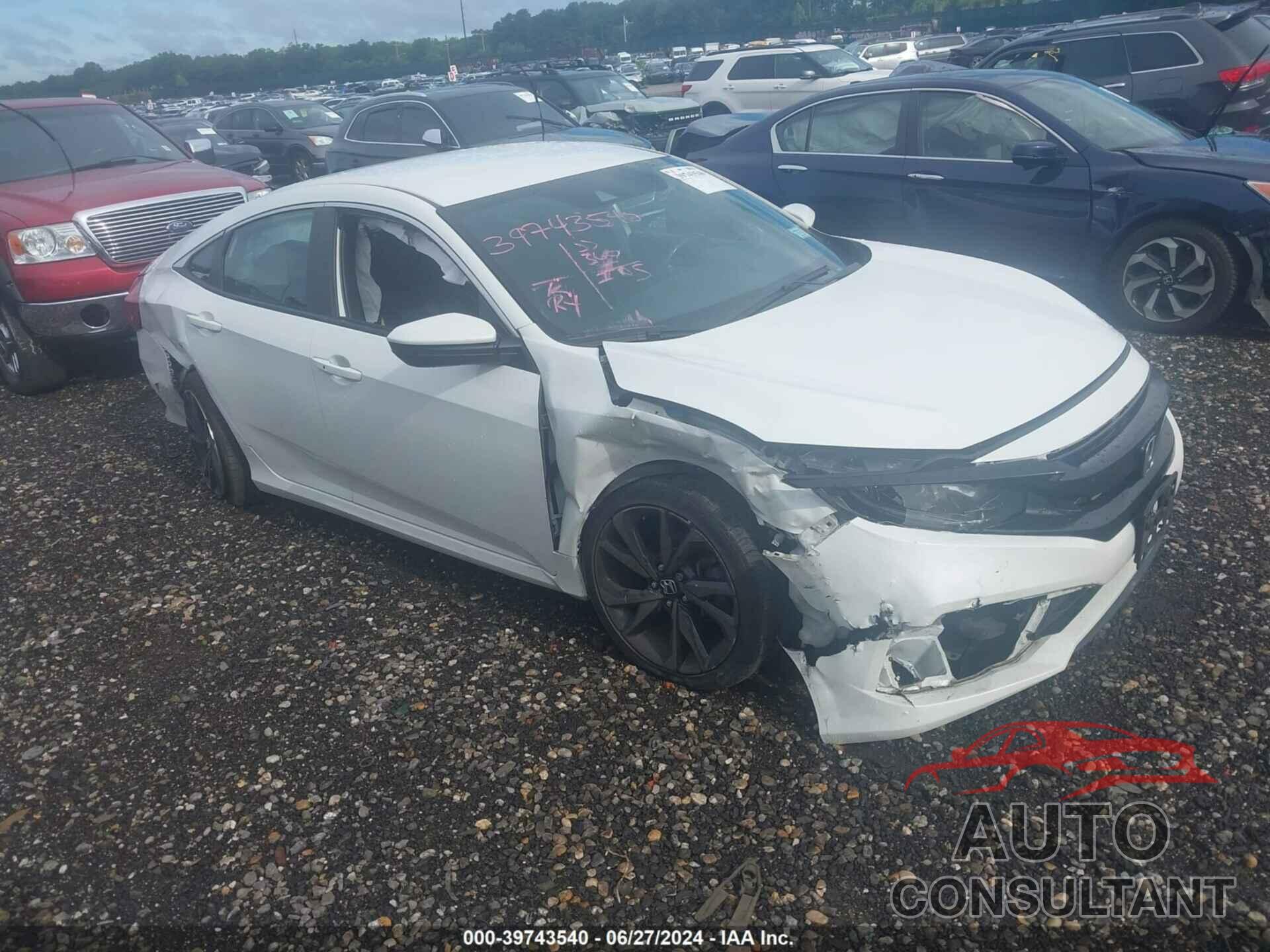 HONDA CIVIC 2019 - 2HGFC2F89KH558374