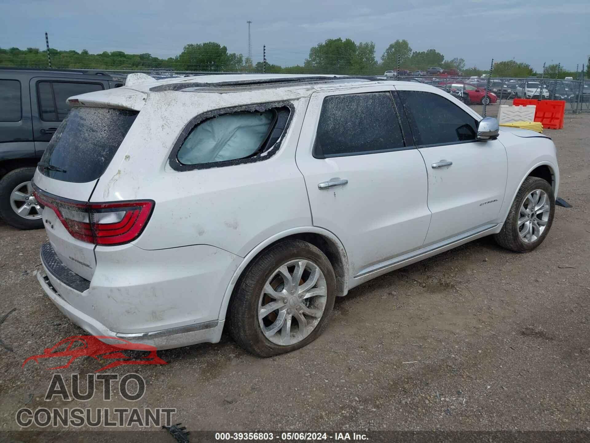 DODGE DURANGO 2017 - 1C4RDJEG6HC907353