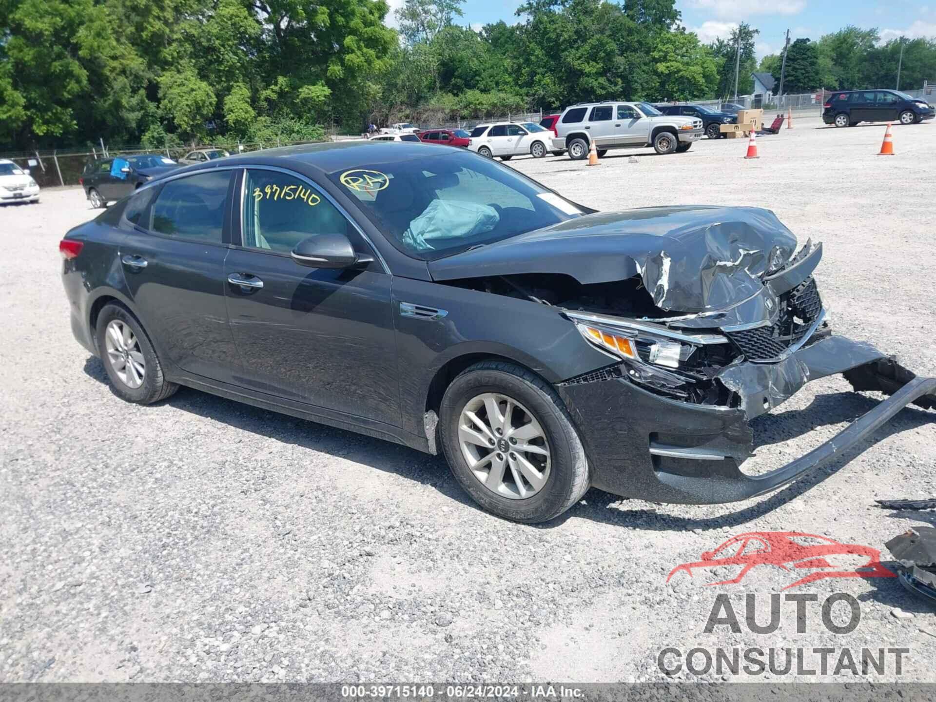 KIA OPTIMA 2016 - KNAGT4L31G5070068