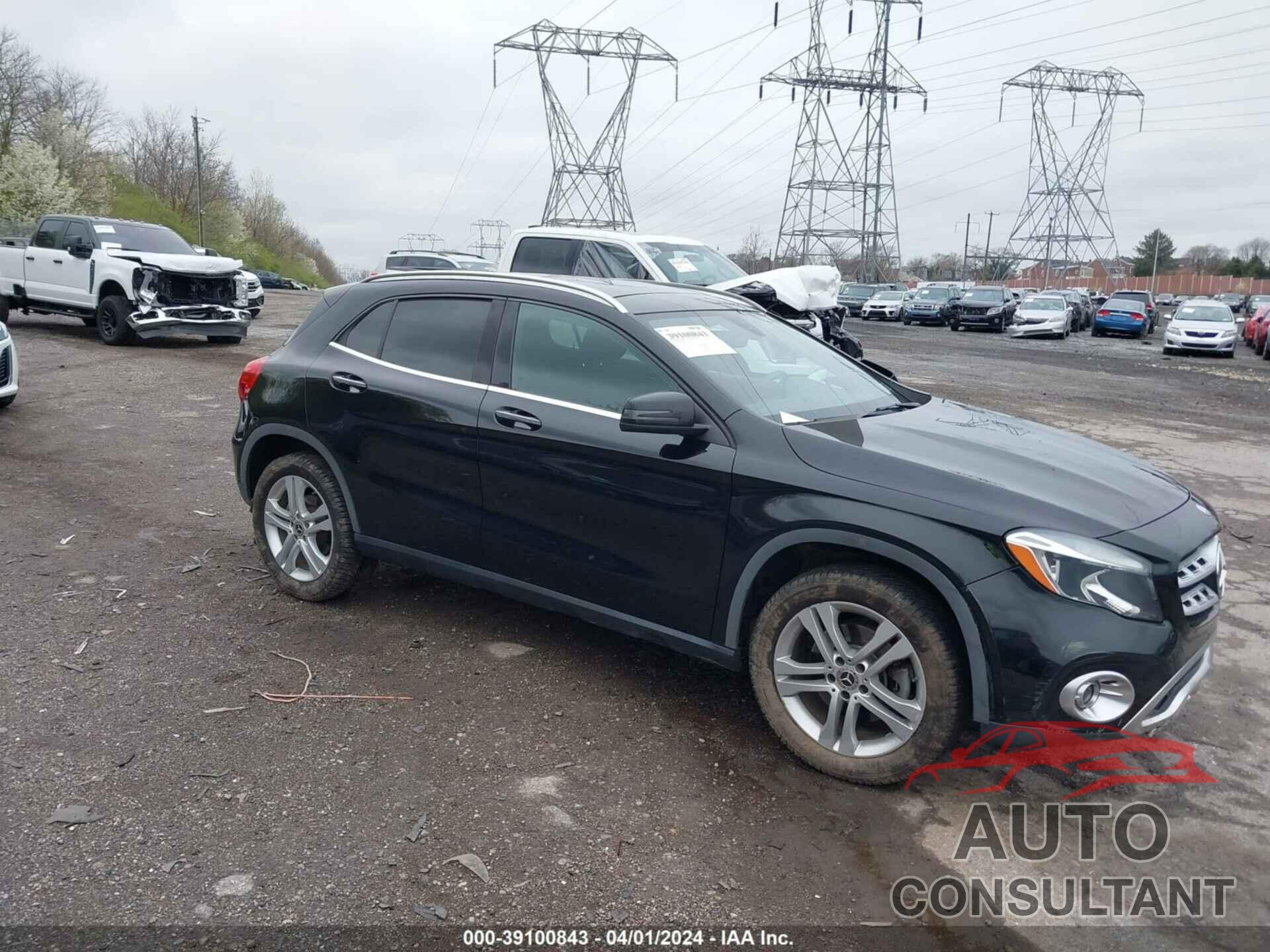 MERCEDES-BENZ GLA 250 2019 - WDCTG4GBXKU013741