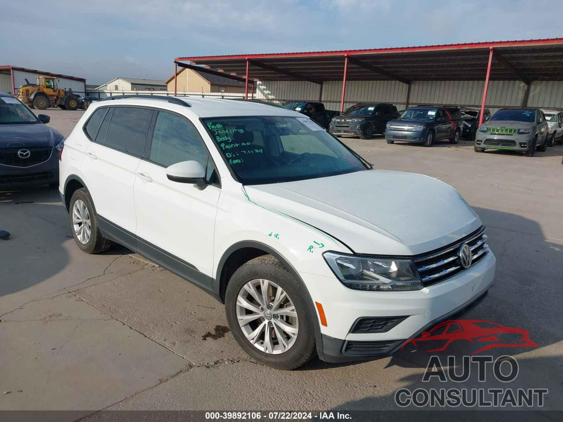 VOLKSWAGEN TIGUAN 2019 - 3VV1B7AX3KM060553