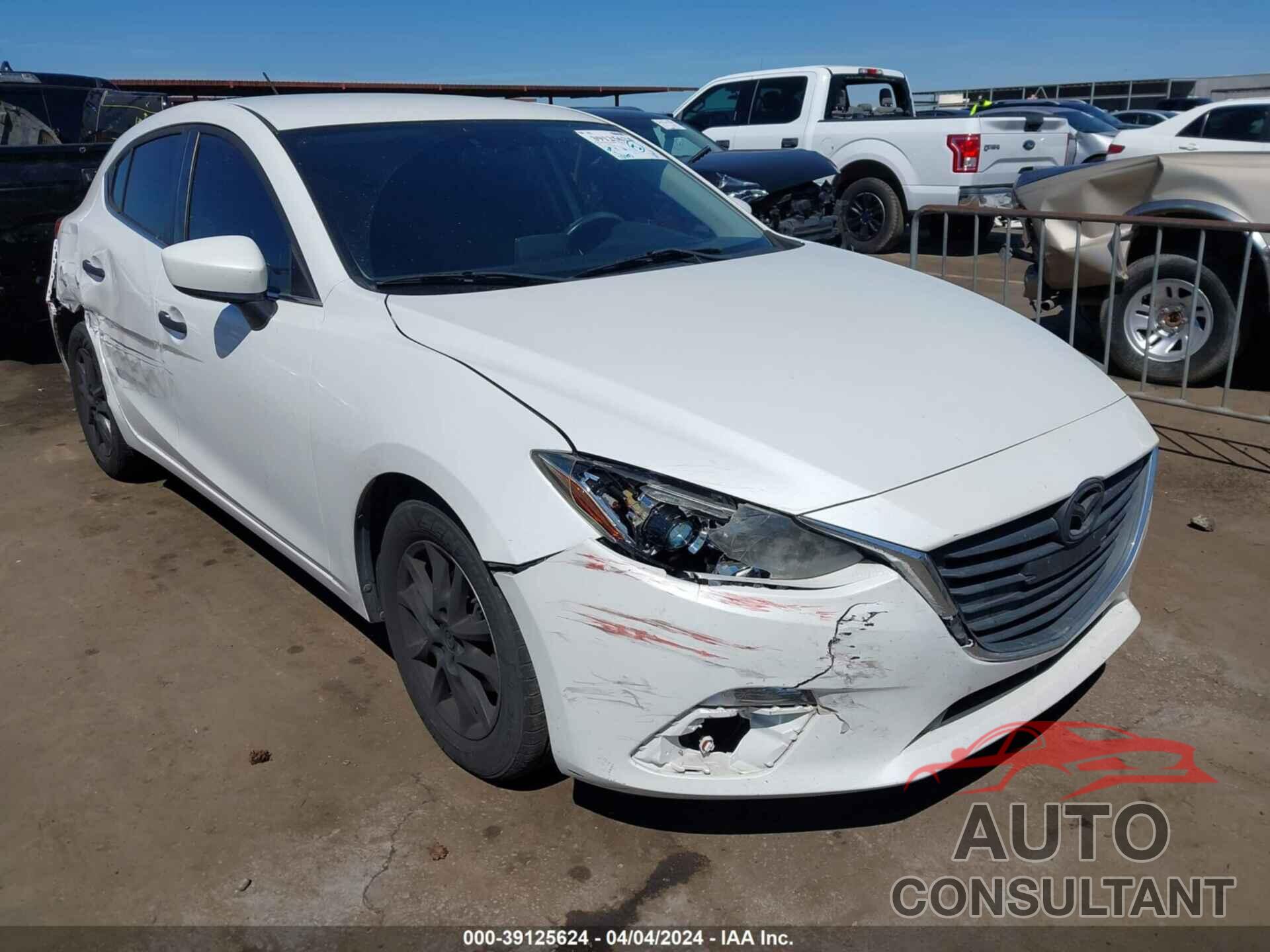 MAZDA MAZDA3 2016 - JM1BM1K72G1302696