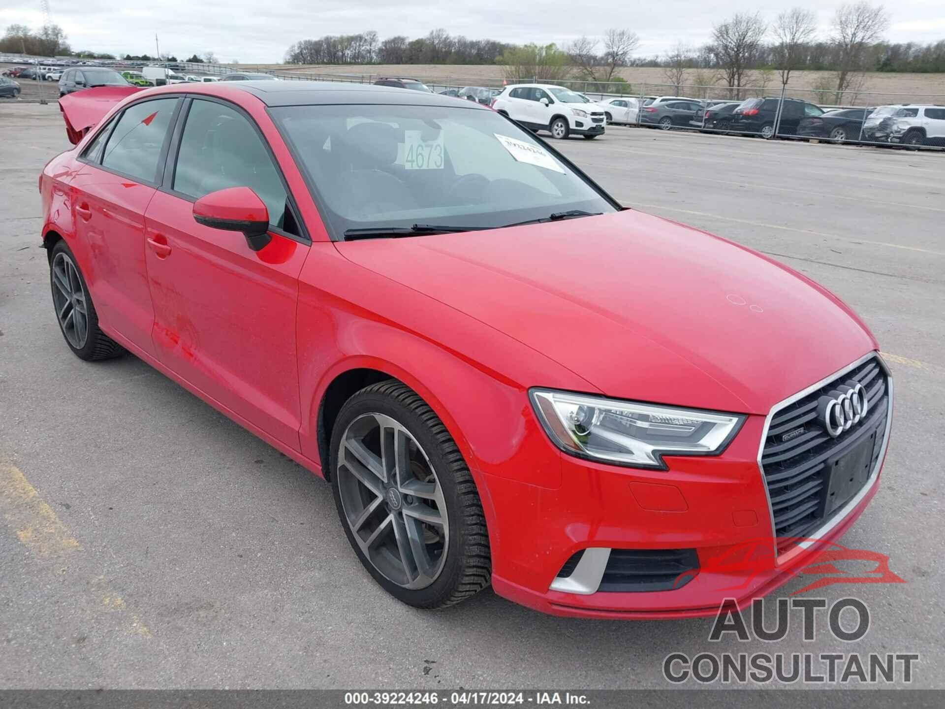 AUDI A3 2018 - WAUB8GFF0J1042943