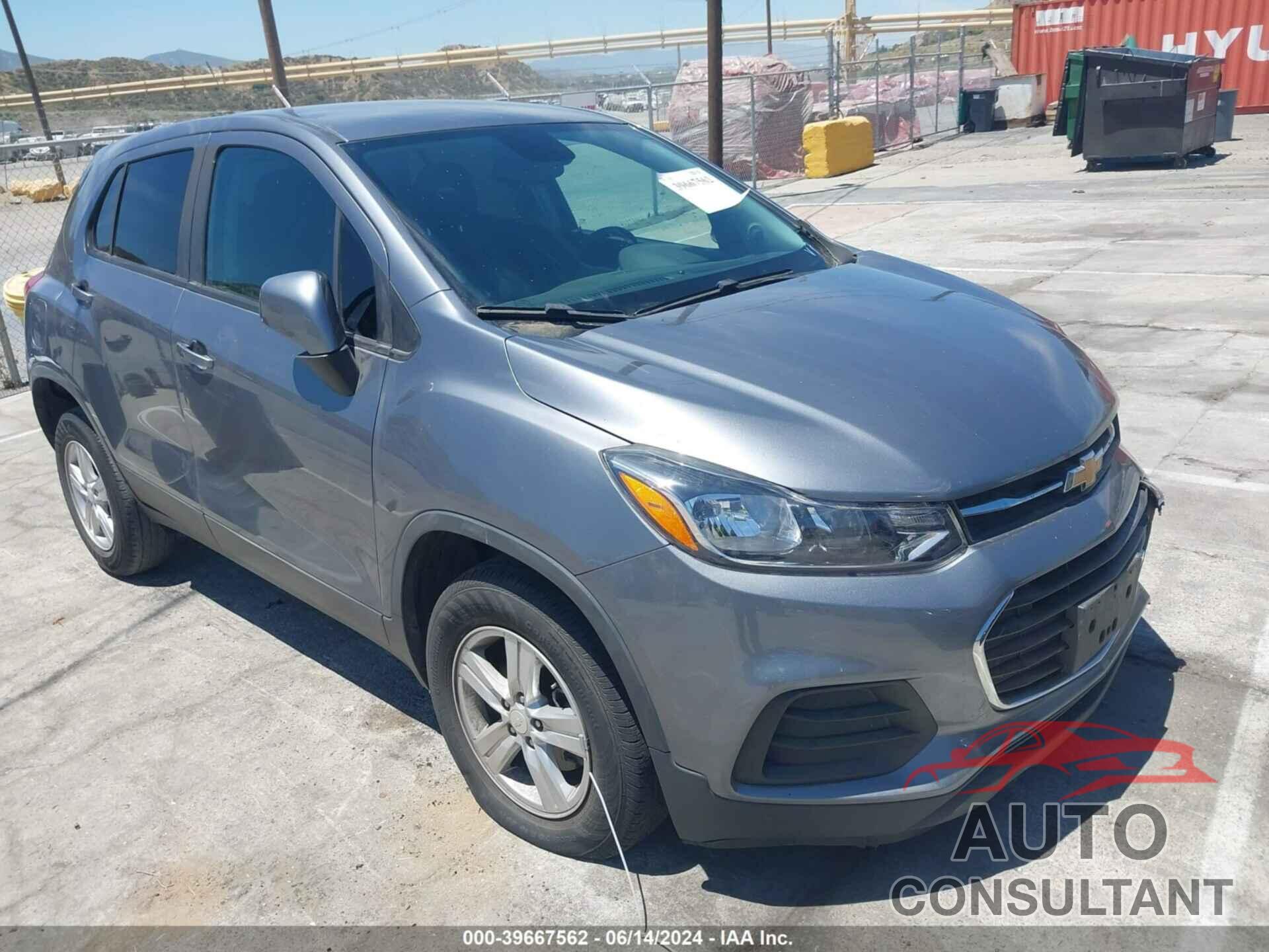 CHEVROLET TRAX 2020 - 3GNCJKSB9LL335177