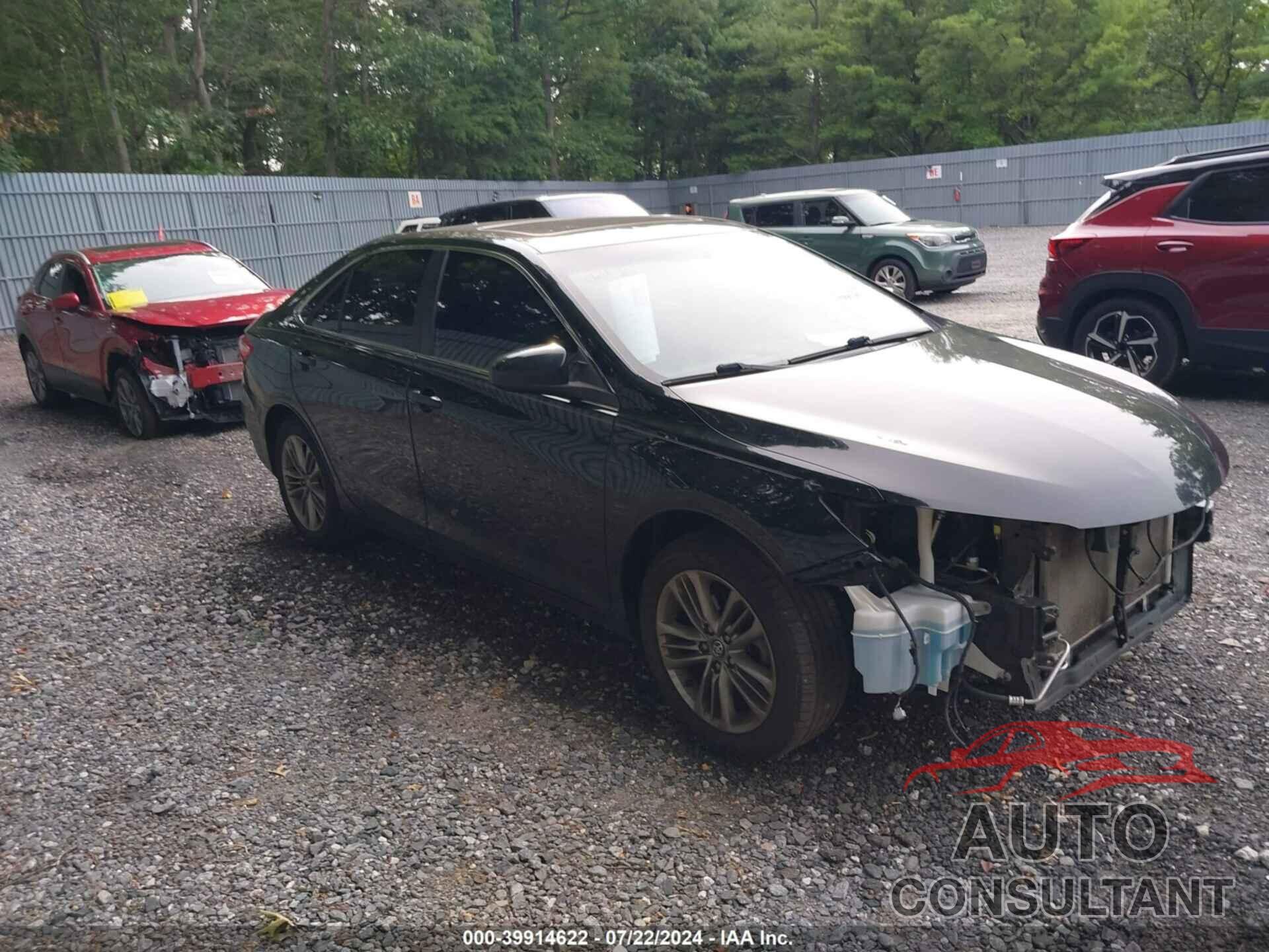 TOYOTA CAMRY 2016 - 4T1BF1FK9GU244797