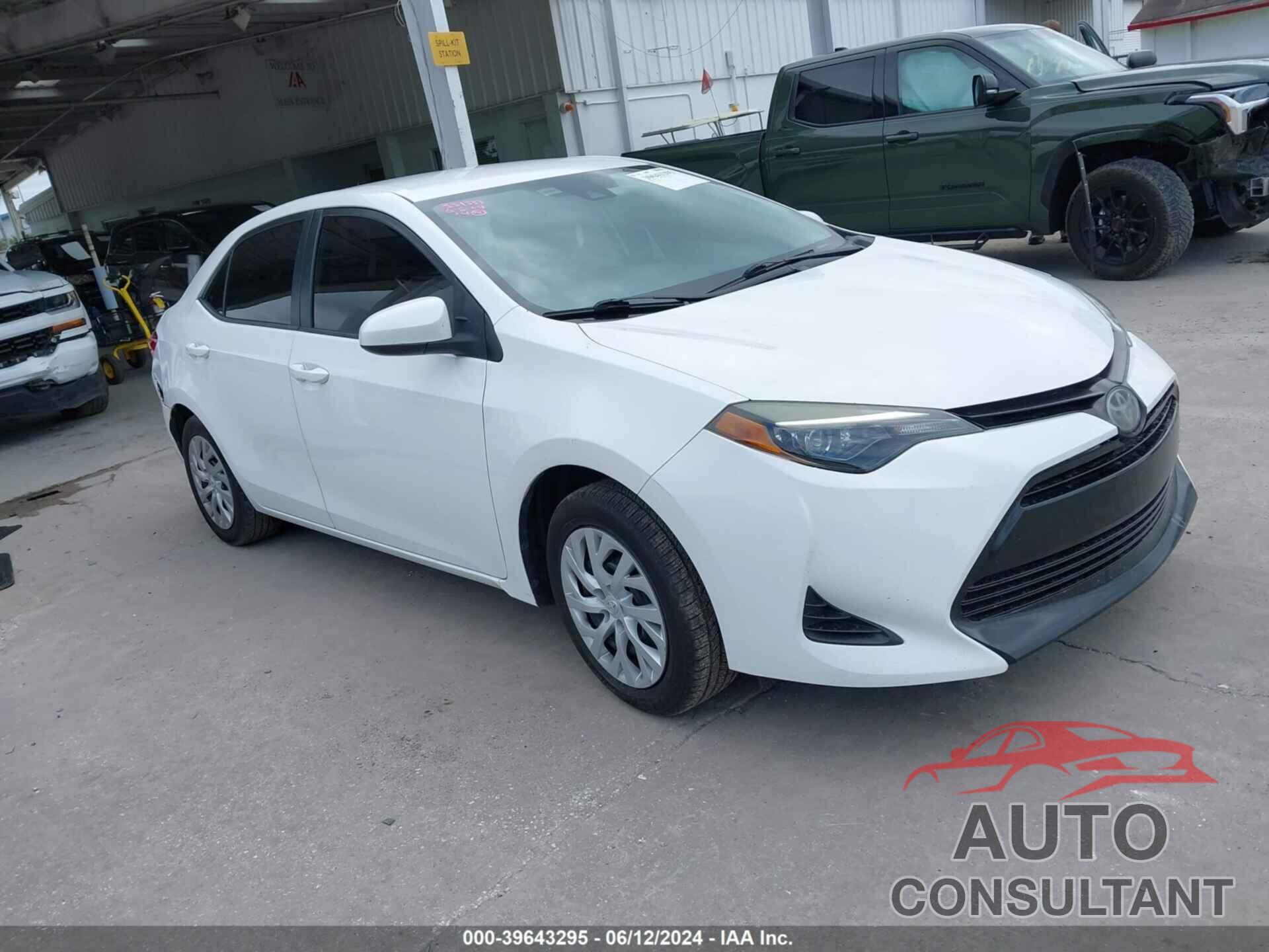 TOYOTA COROLLA 2019 - 5YFBURHE3KP880668