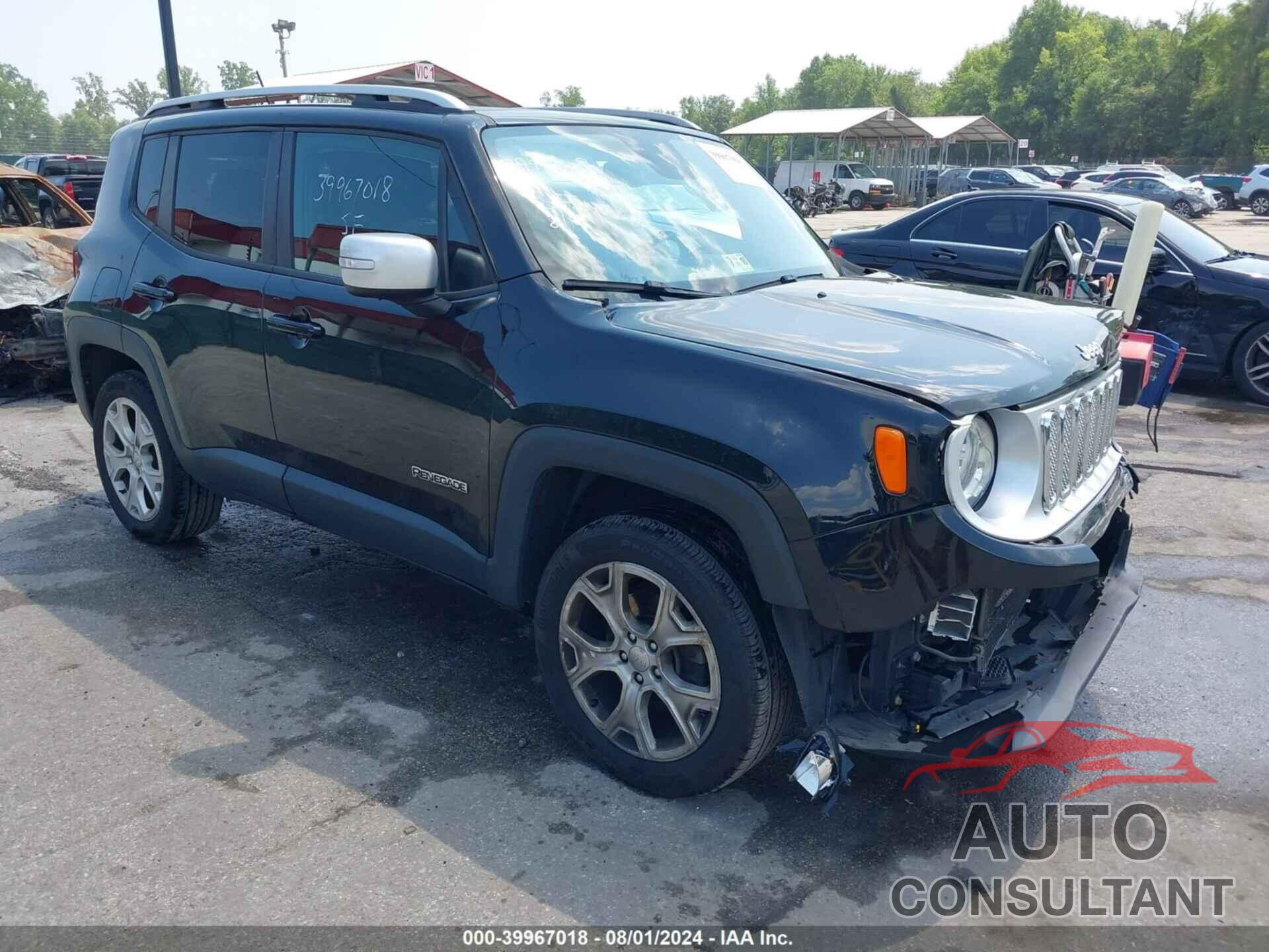 JEEP RENEGADE 2016 - ZACCJBDT7GPD46576