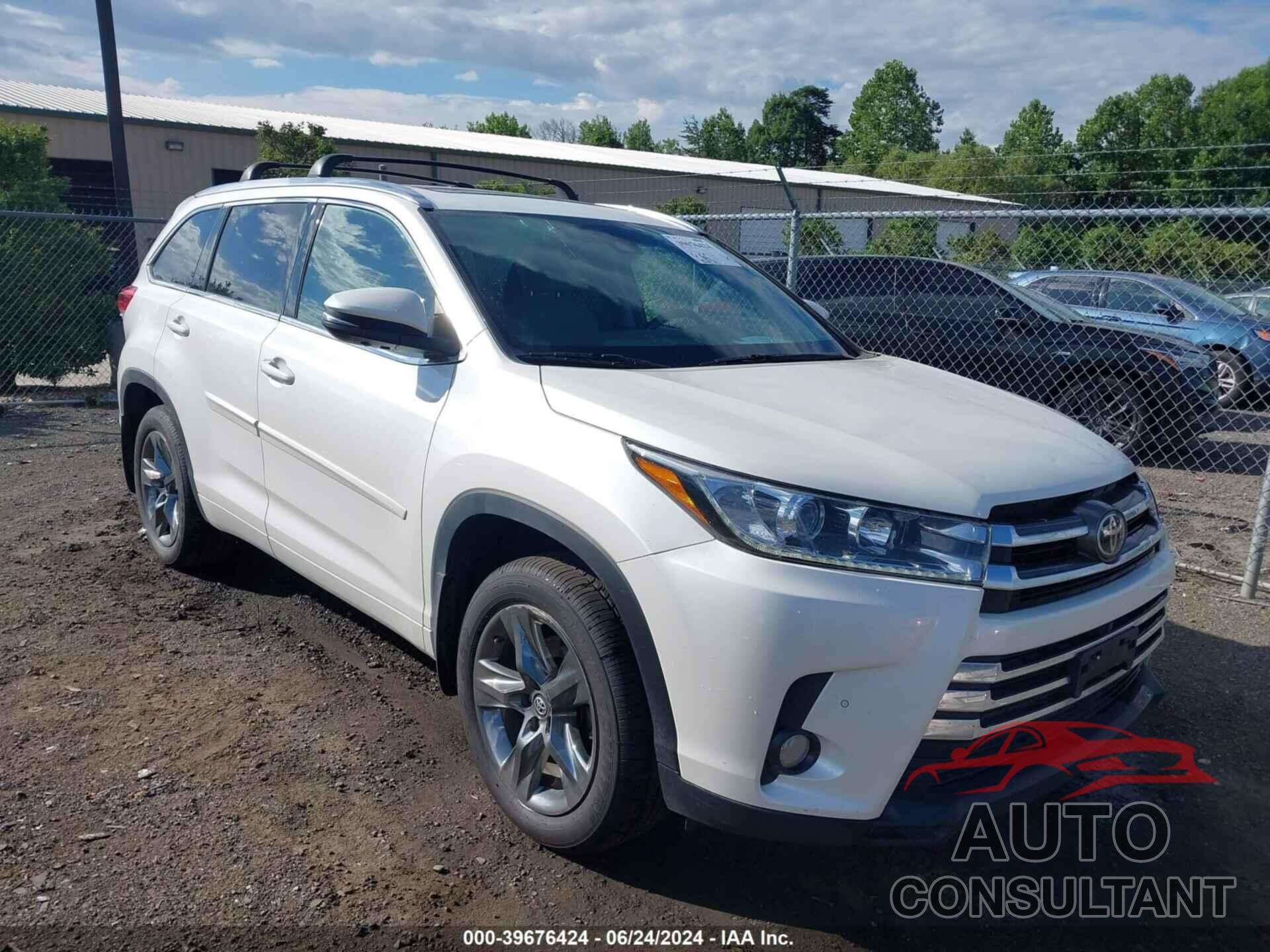 TOYOTA HIGHLANDER 2017 - 5TDDZRFH1HS423977