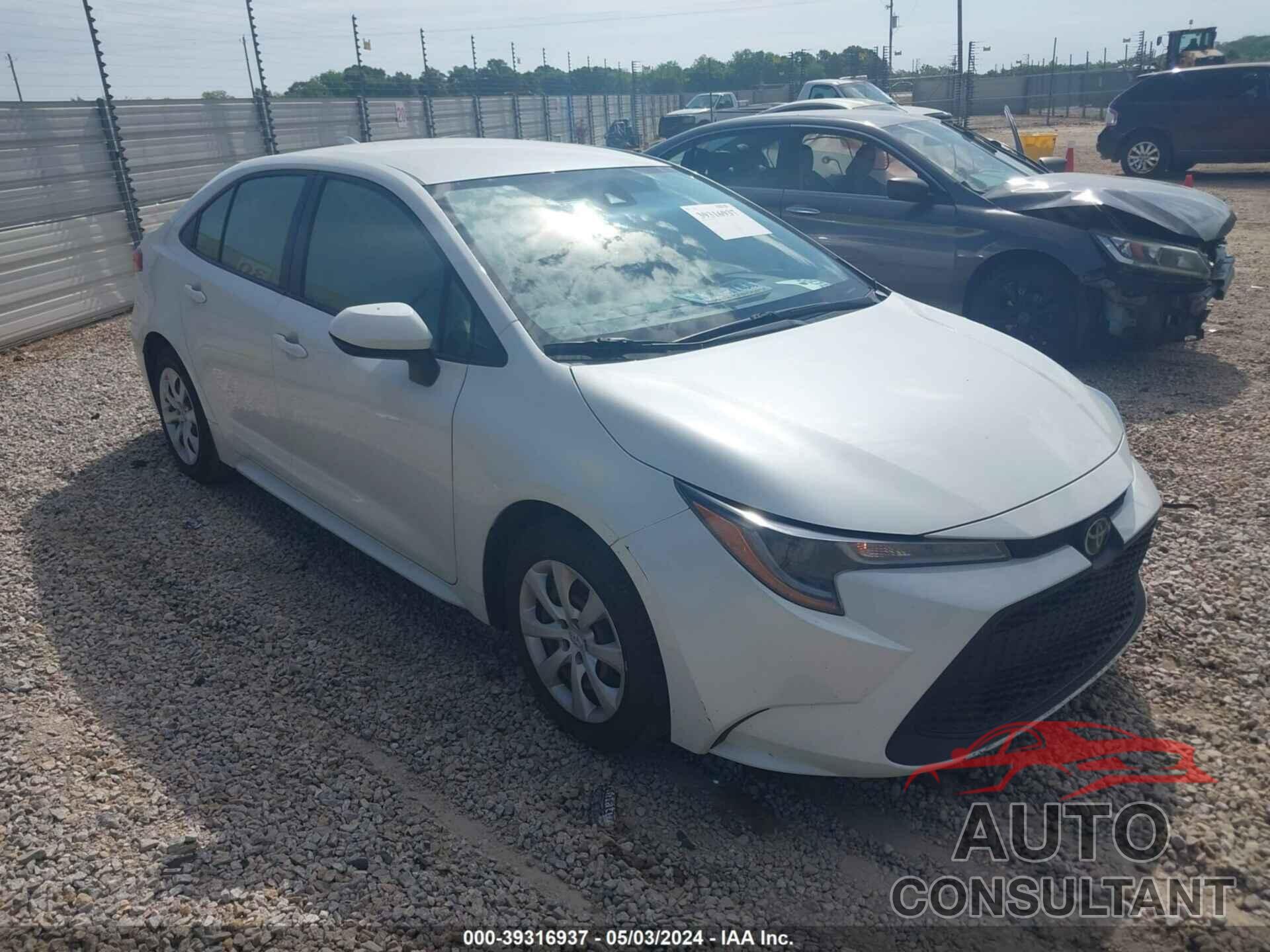 TOYOTA COROLLA 2020 - JTDEPRAE4LJ088923