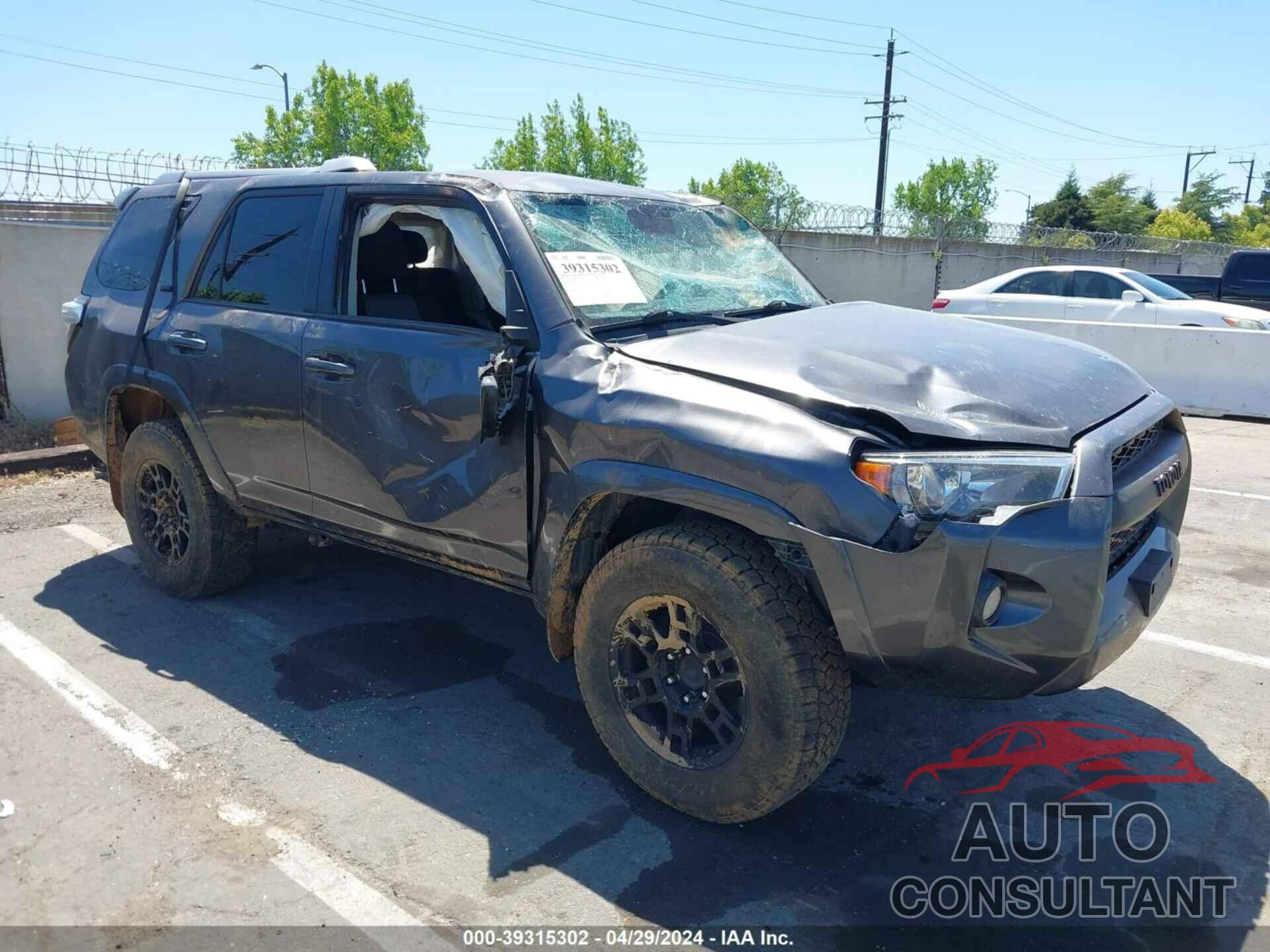 TOYOTA 4RUNNER 2016 - JTEBU5JR6G5330127