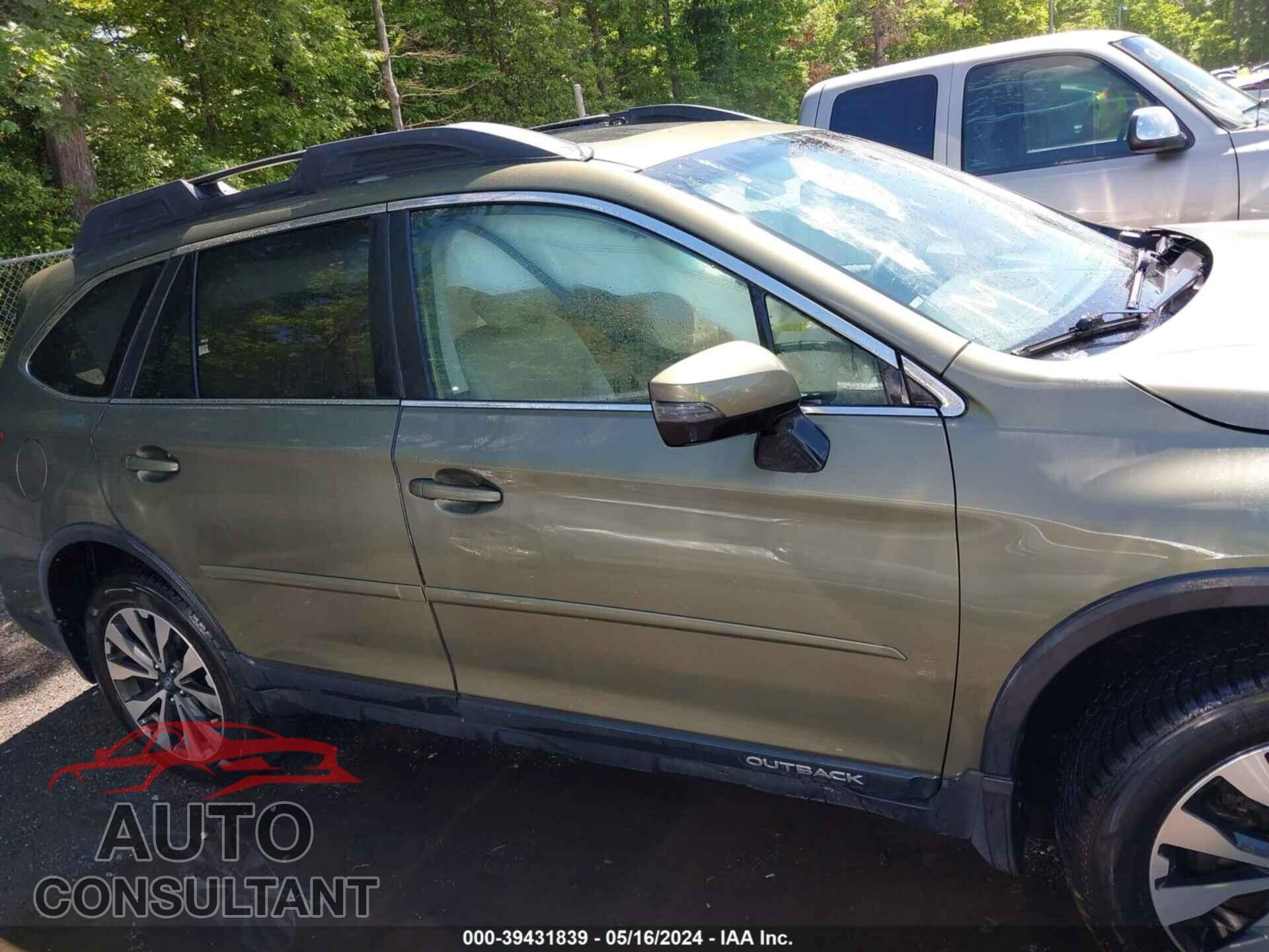 SUBARU OUTBACK 2016 - 4S4BSANC0G3301142