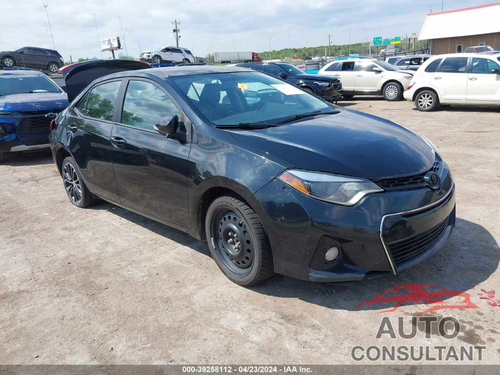 TOYOTA COROLLA 2016 - 2T1BURHE8GC565629