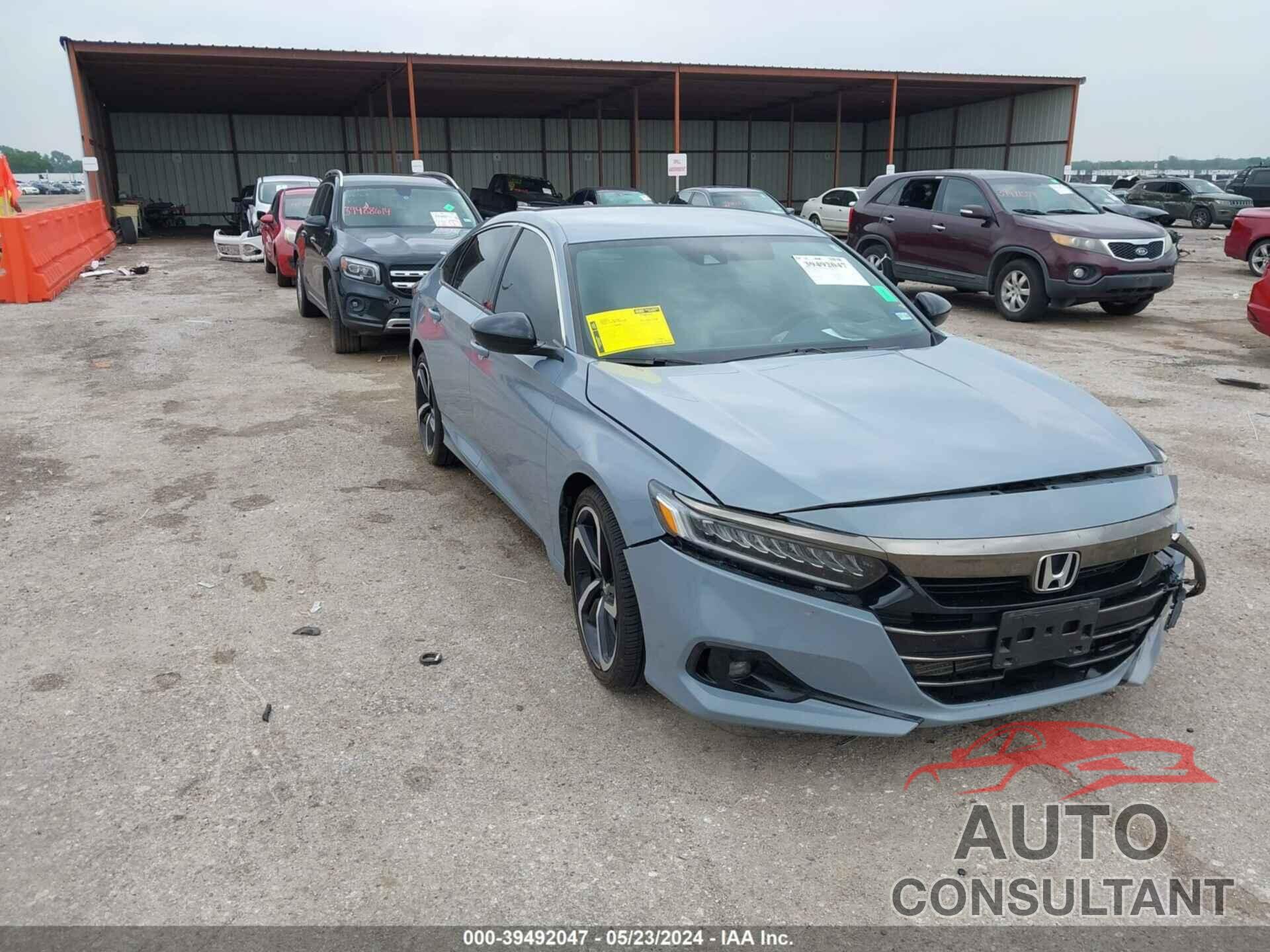HONDA ACCORD 2021 - 1HGCV1F38MA086391