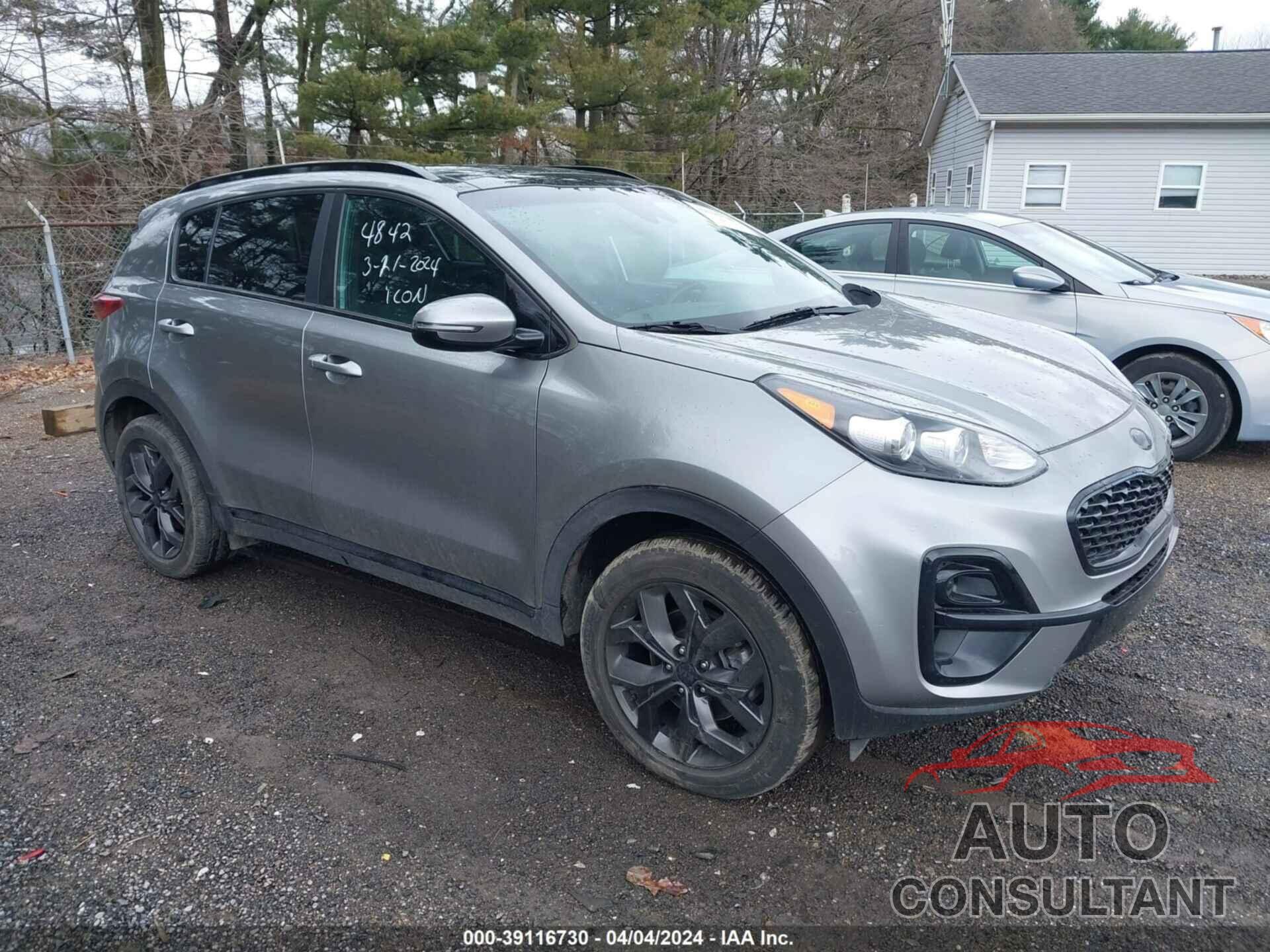 KIA SPORTAGE 2022 - KNDP6CAC6N7974412