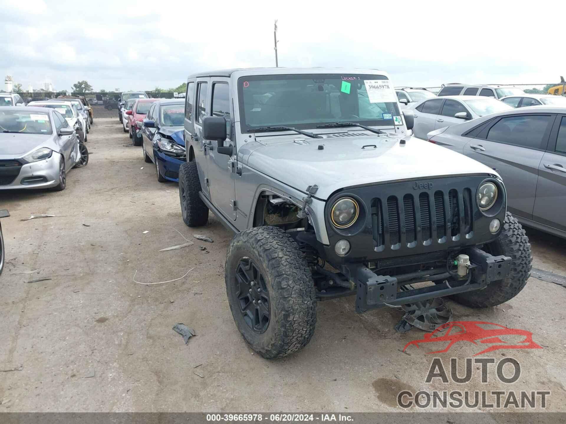 JEEP WRANGLER JK UNLIMITED 2018 - 1C4BJWDG2JL848588