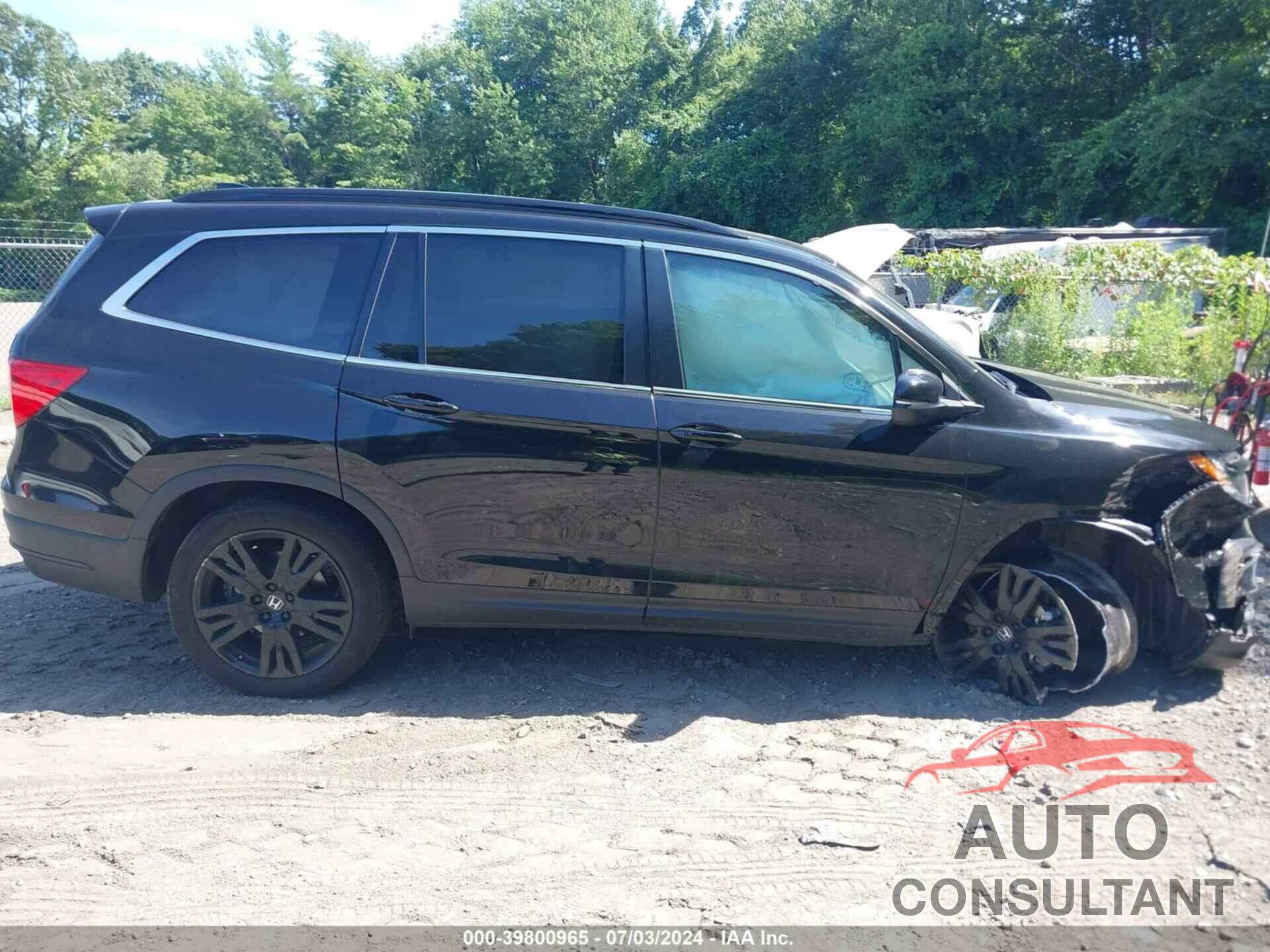 HONDA PILOT 2022 - 5FNYF6H22NB040969