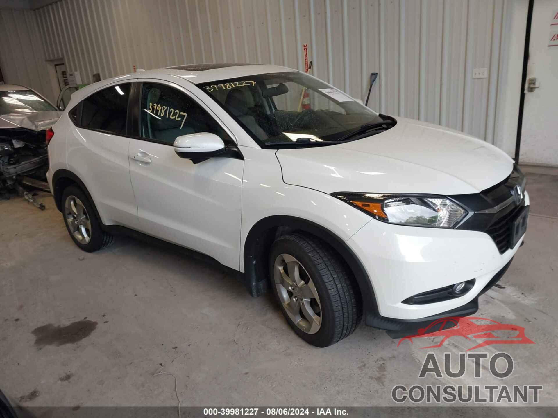 HONDA HR-V 2016 - 3CZRU6H57GM769921