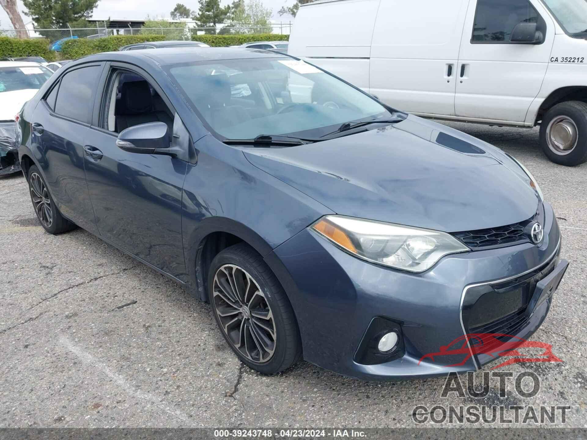 TOYOTA COROLLA 2016 - 5YFBURHE3GP464806