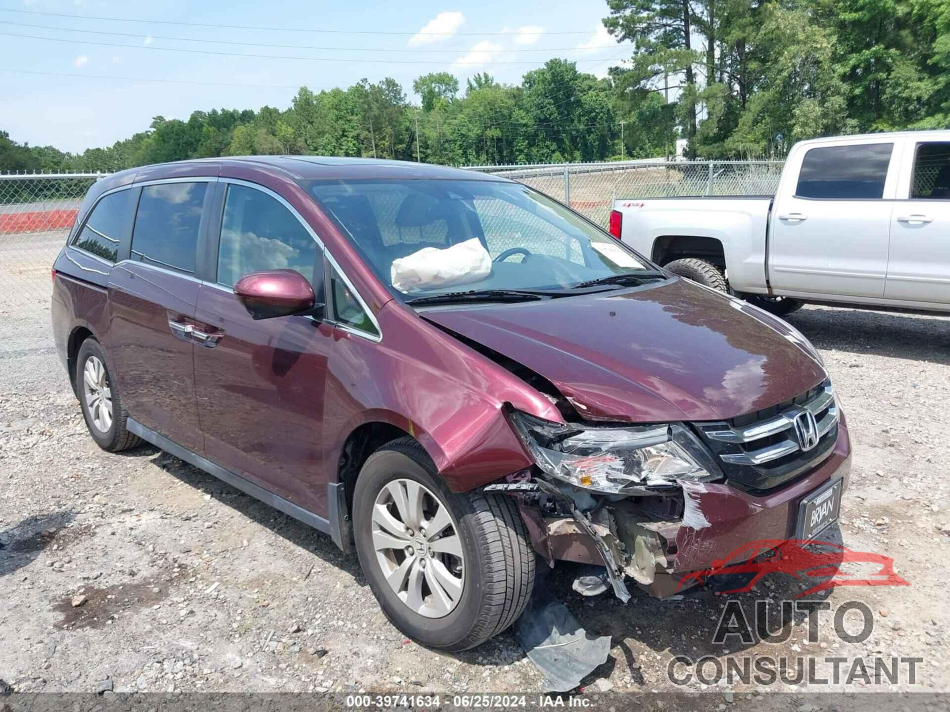 HONDA ODYSSEY 2017 - 5FNRL5H67HB002961