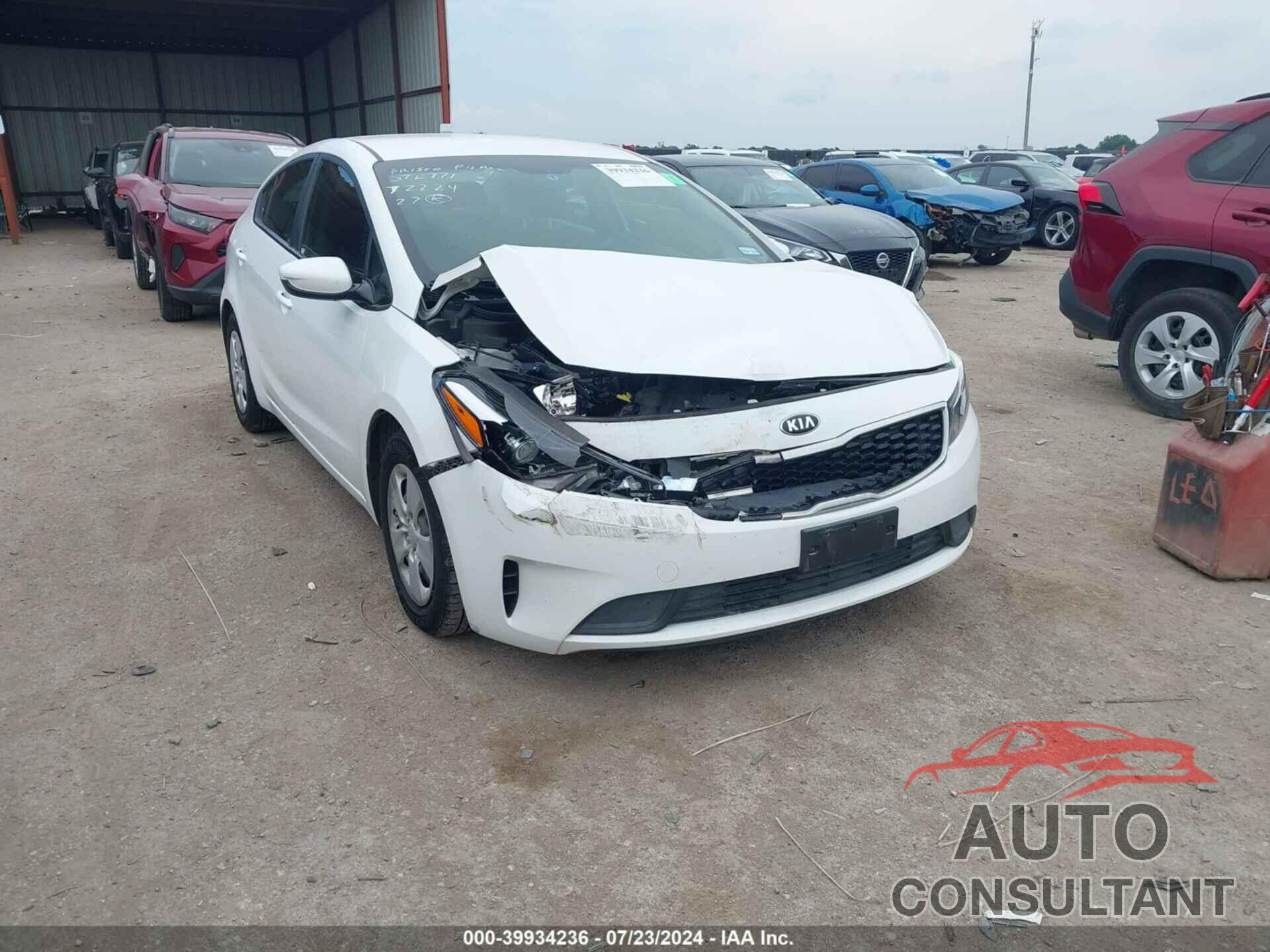 KIA FORTE 2017 - 3KPFL4A74HE150619