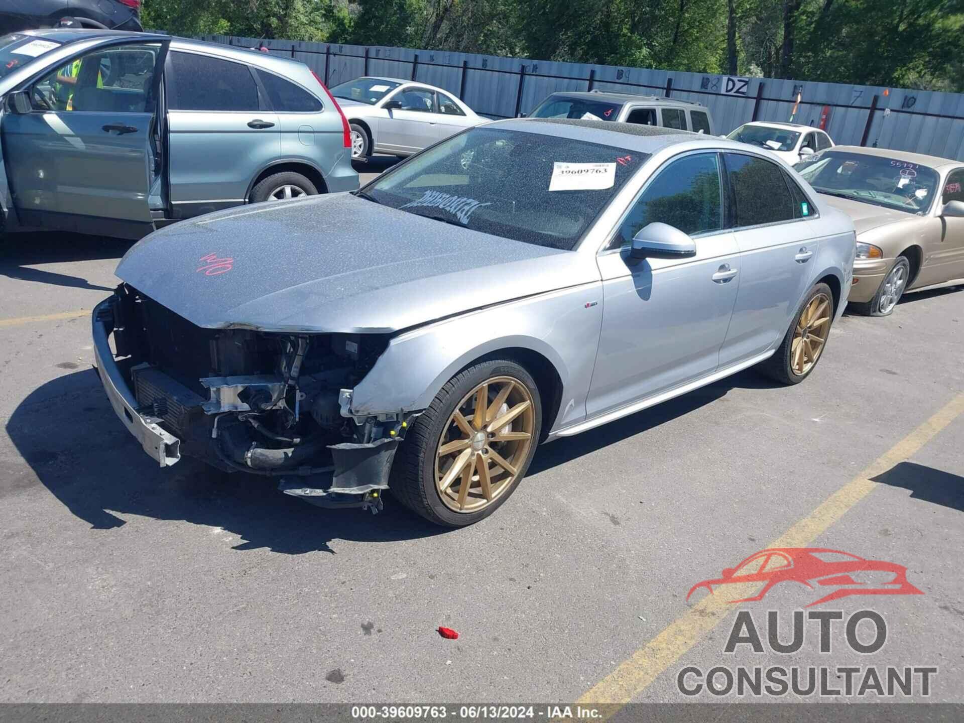 AUDI A4 2018 - WAUENAF45JA033849