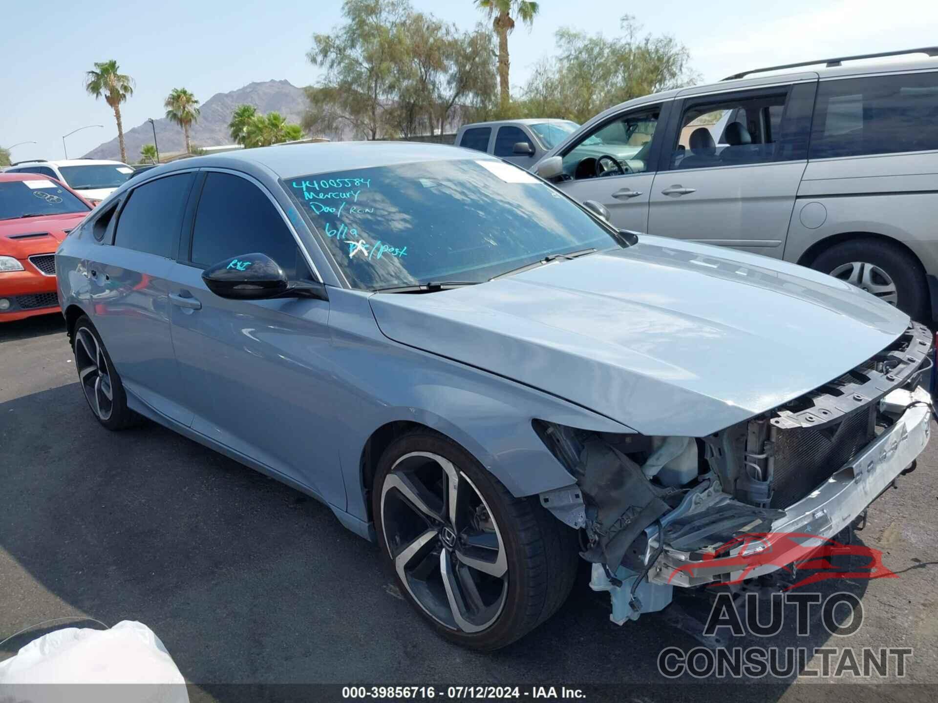 HONDA ACCORD 2022 - 1HGCV1F36NA077898