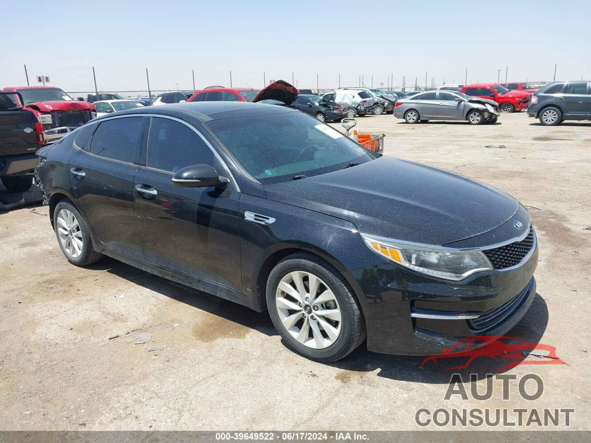 KIA OPTIMA 2018 - 5XXGU4L37JG256930