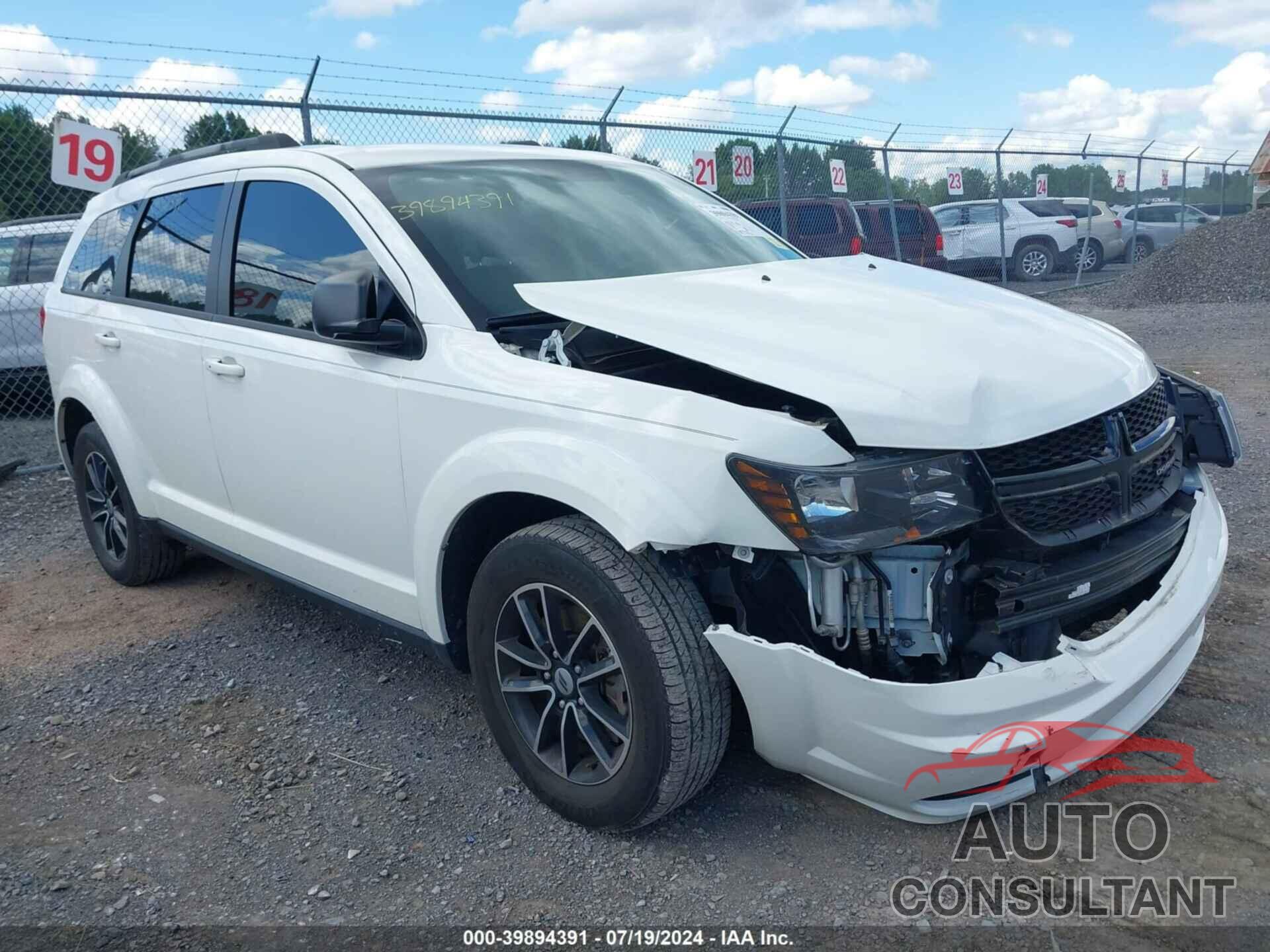 DODGE JOURNEY 2018 - 3C4PDCABXJT344542