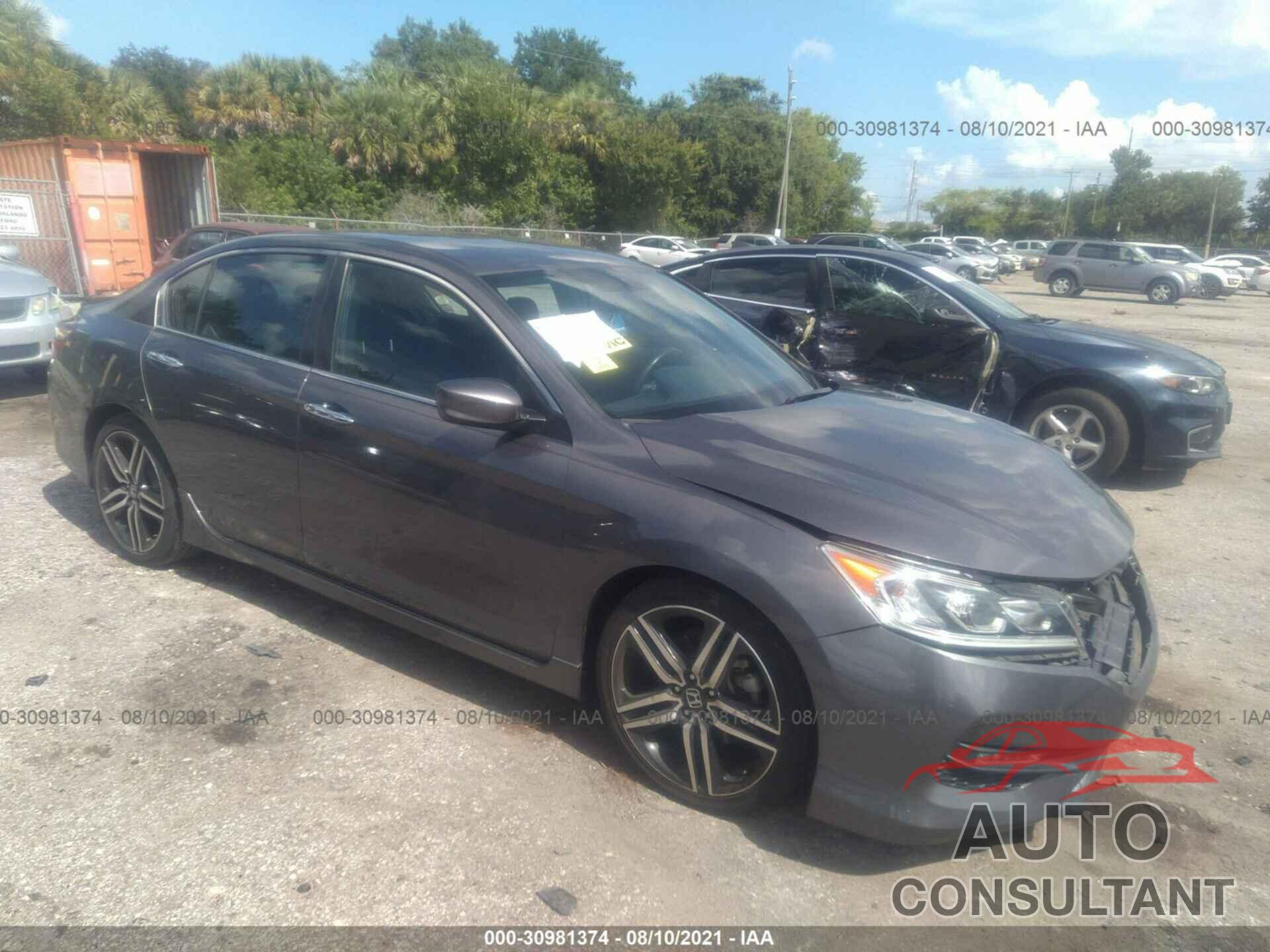 HONDA ACCORD SEDAN 2016 - 1HGCR2F59GA151586