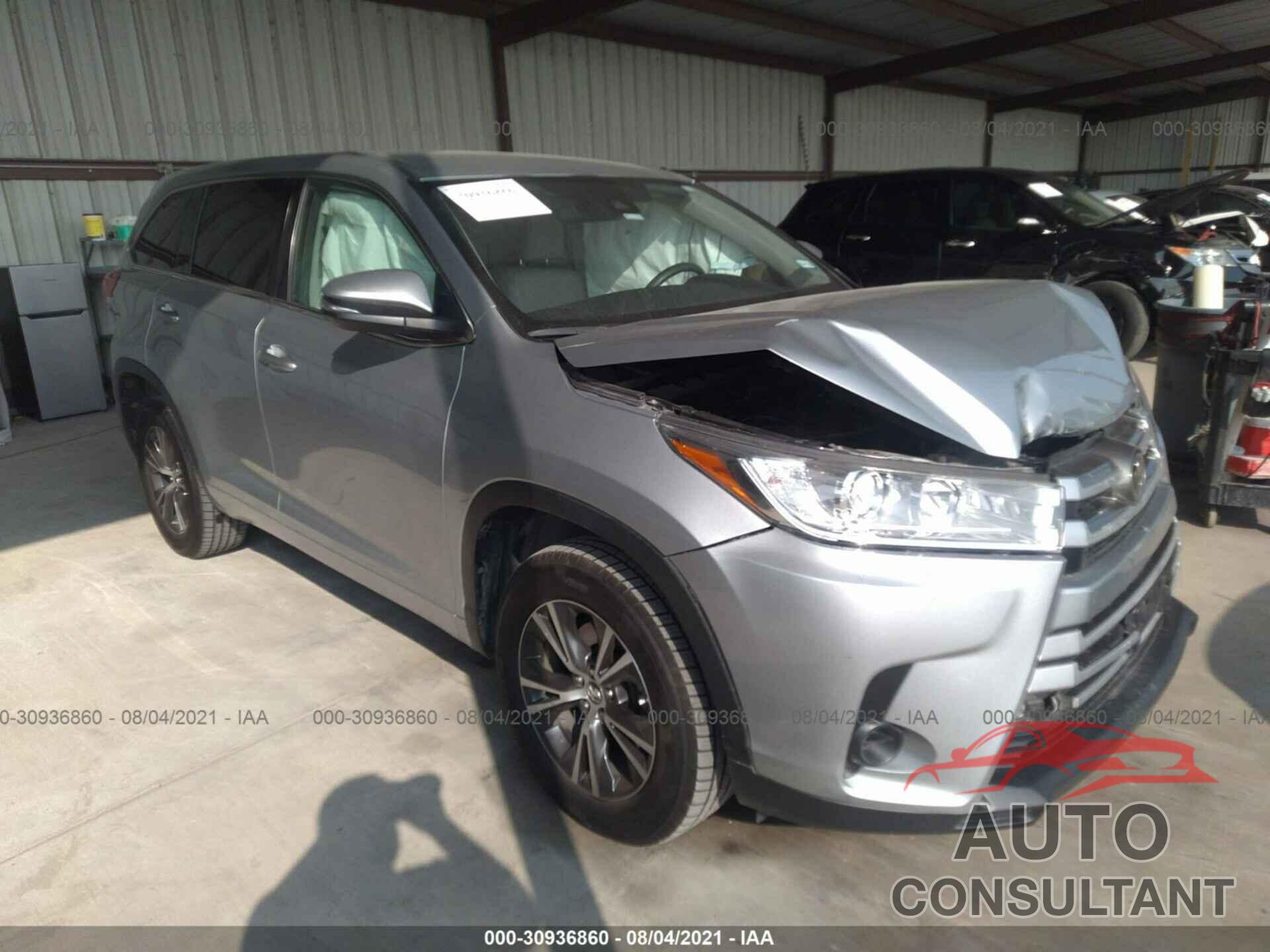 TOYOTA HIGHLANDER 2017 - 5TDZZRFH9HS231146