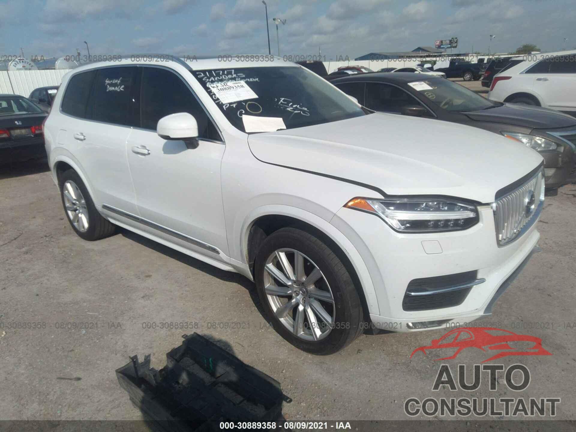 VOLVO XC90 2016 - YV4A22PL7G1014439