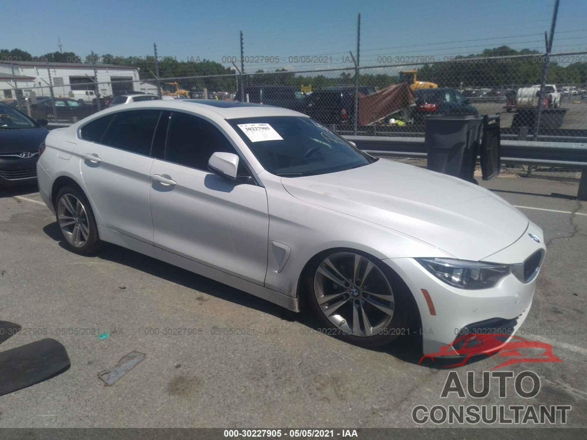 BMW 4 SERIES 2019 - WBA4J1C58KBM17916