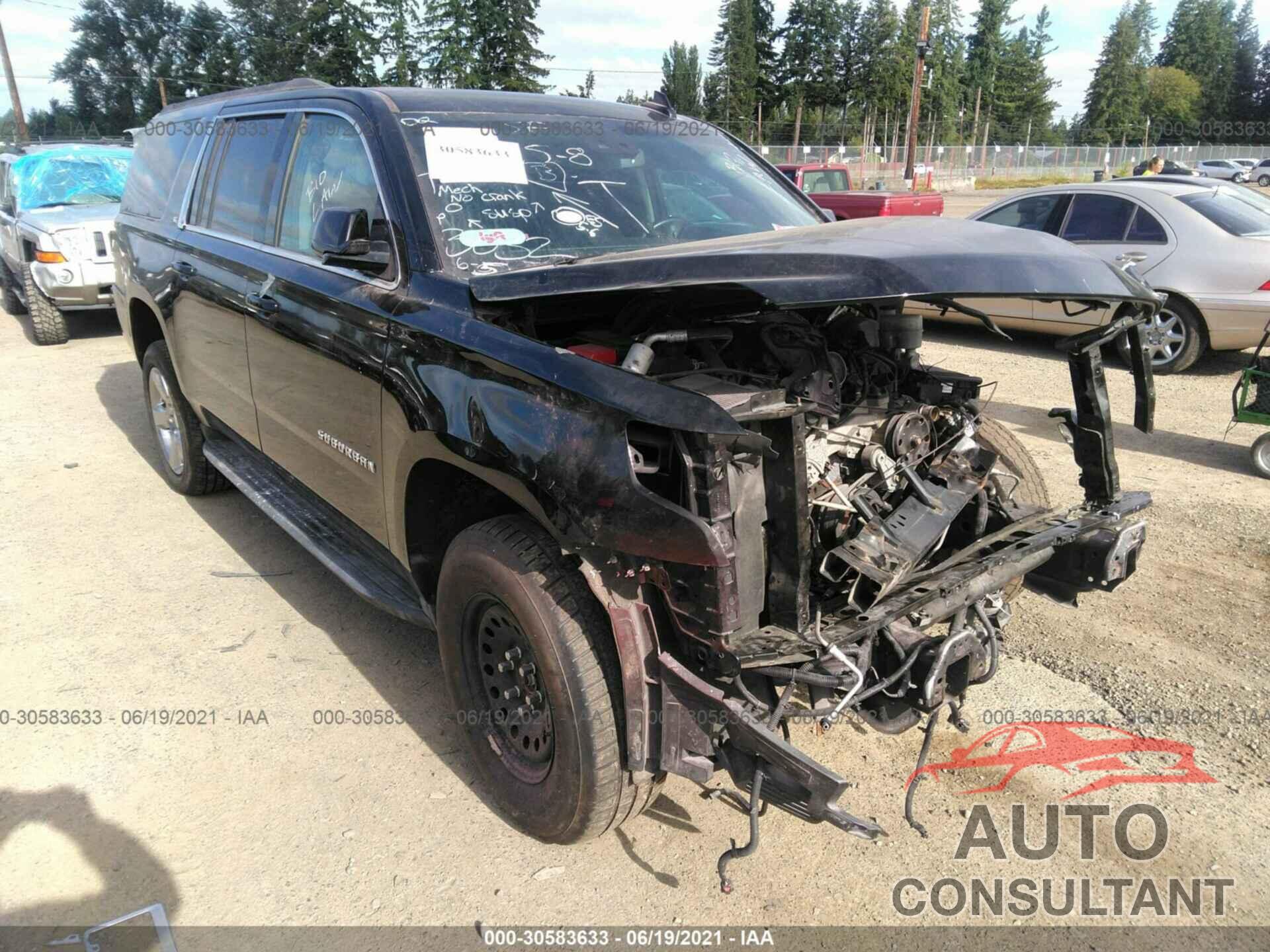 CHEVROLET SUBURBAN 2016 - 1GNSKHKC3GR303375